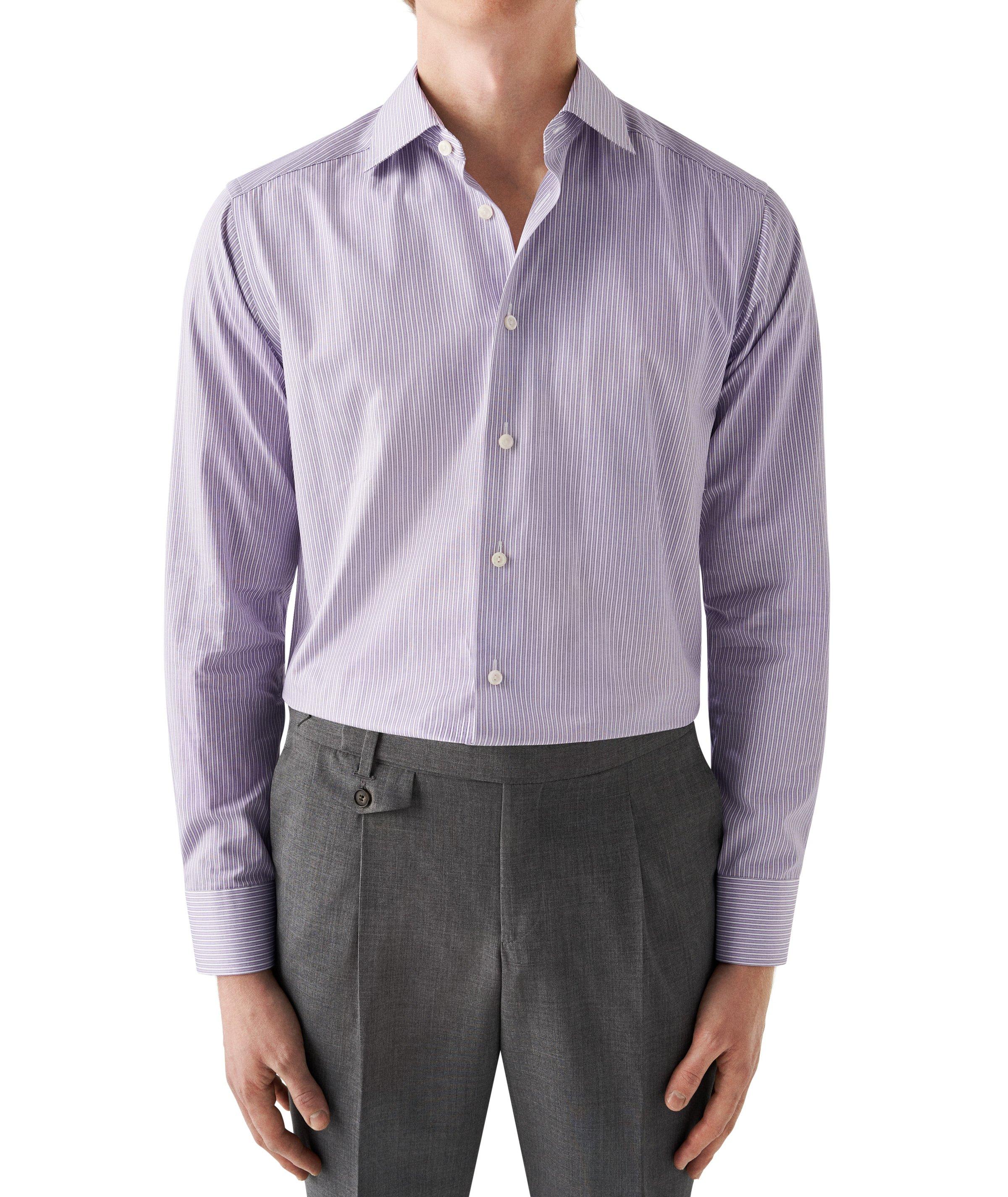 Contemporary Fit Striped Twill Shirt image 1