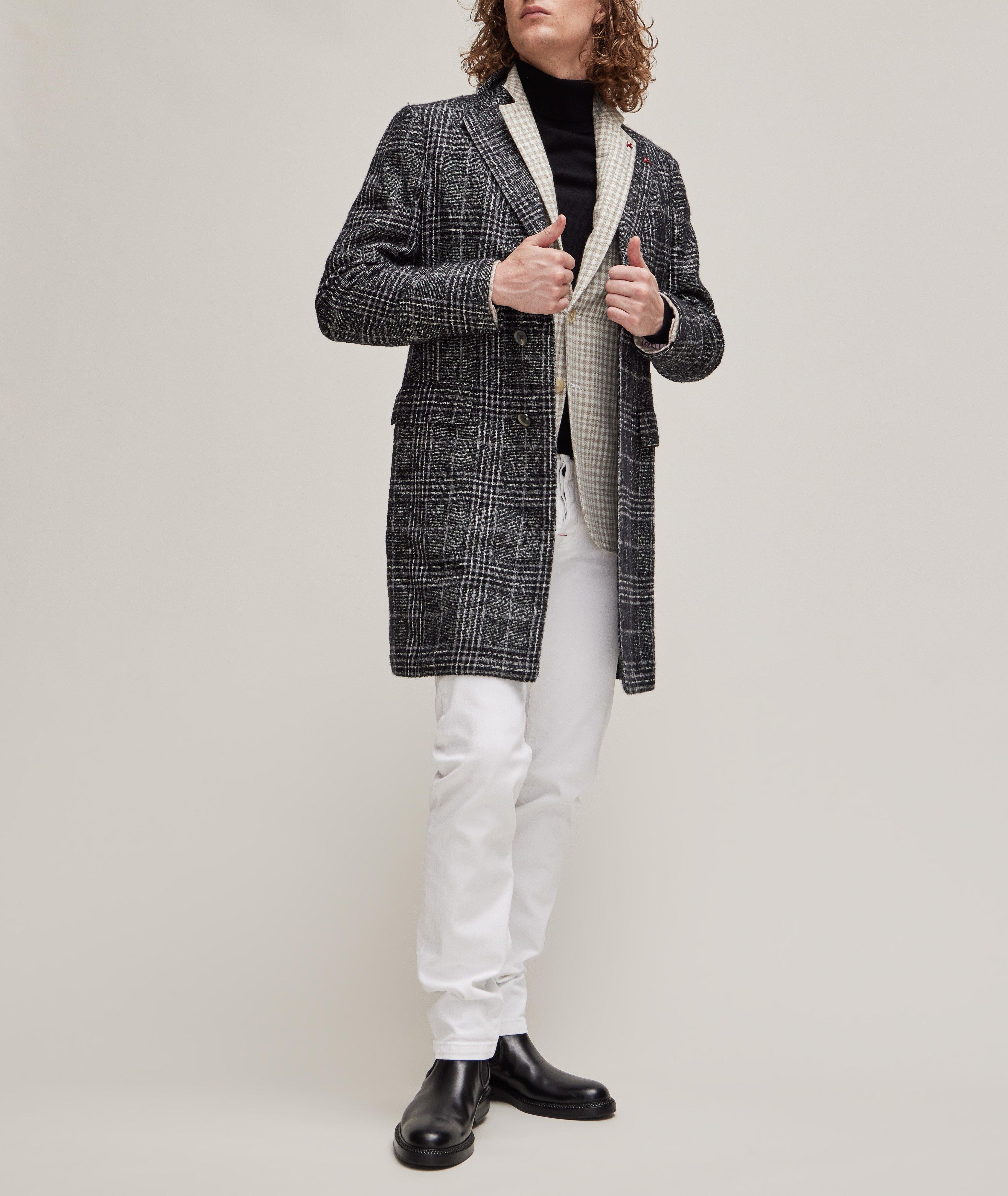 Capri Gingham Check Wool Sport Jacket image 3