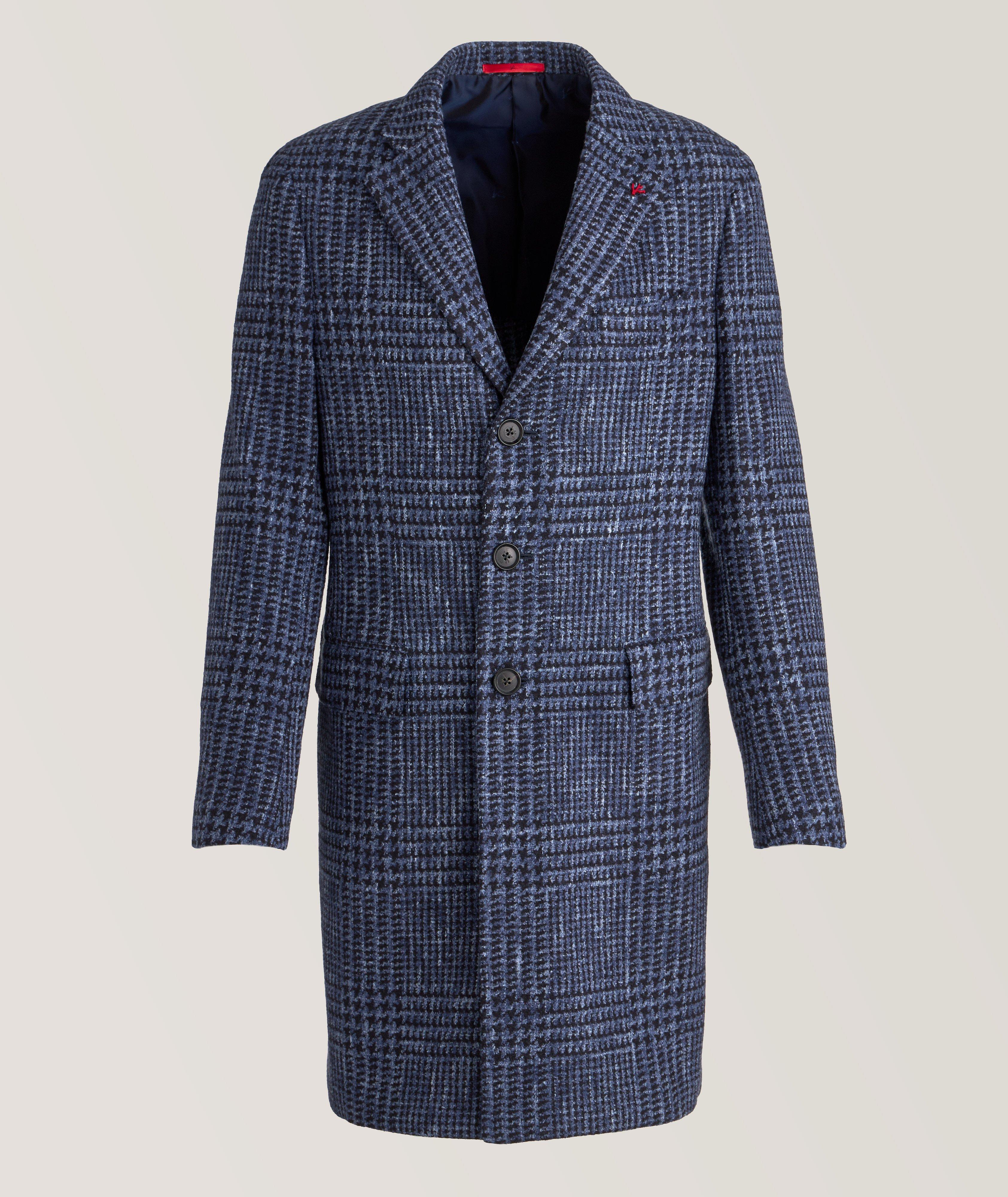 Harold Wool Plaid Overcoat Coats Final Cut