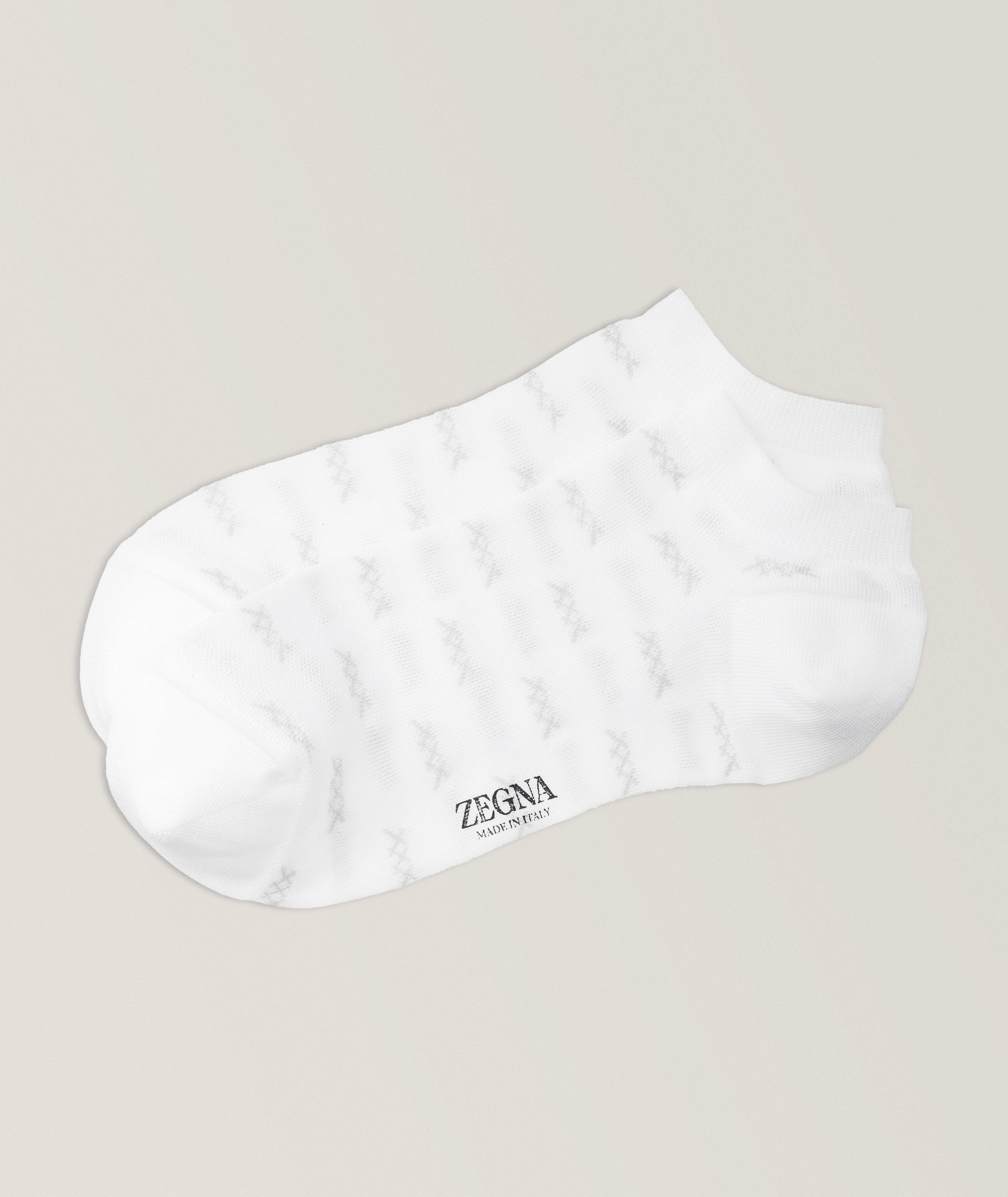 Zegna Triple X Mercerized Stretch-Cotton Sock