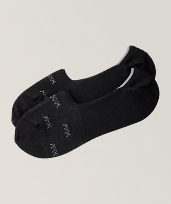 Black cotton no-show socks, Accessories