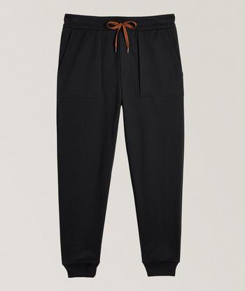 BOSS Cotton-Blend Velour Embroidered Joggers, Sleepwear