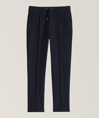 Wine Brushed Cotton Trousers – Samuelsohn