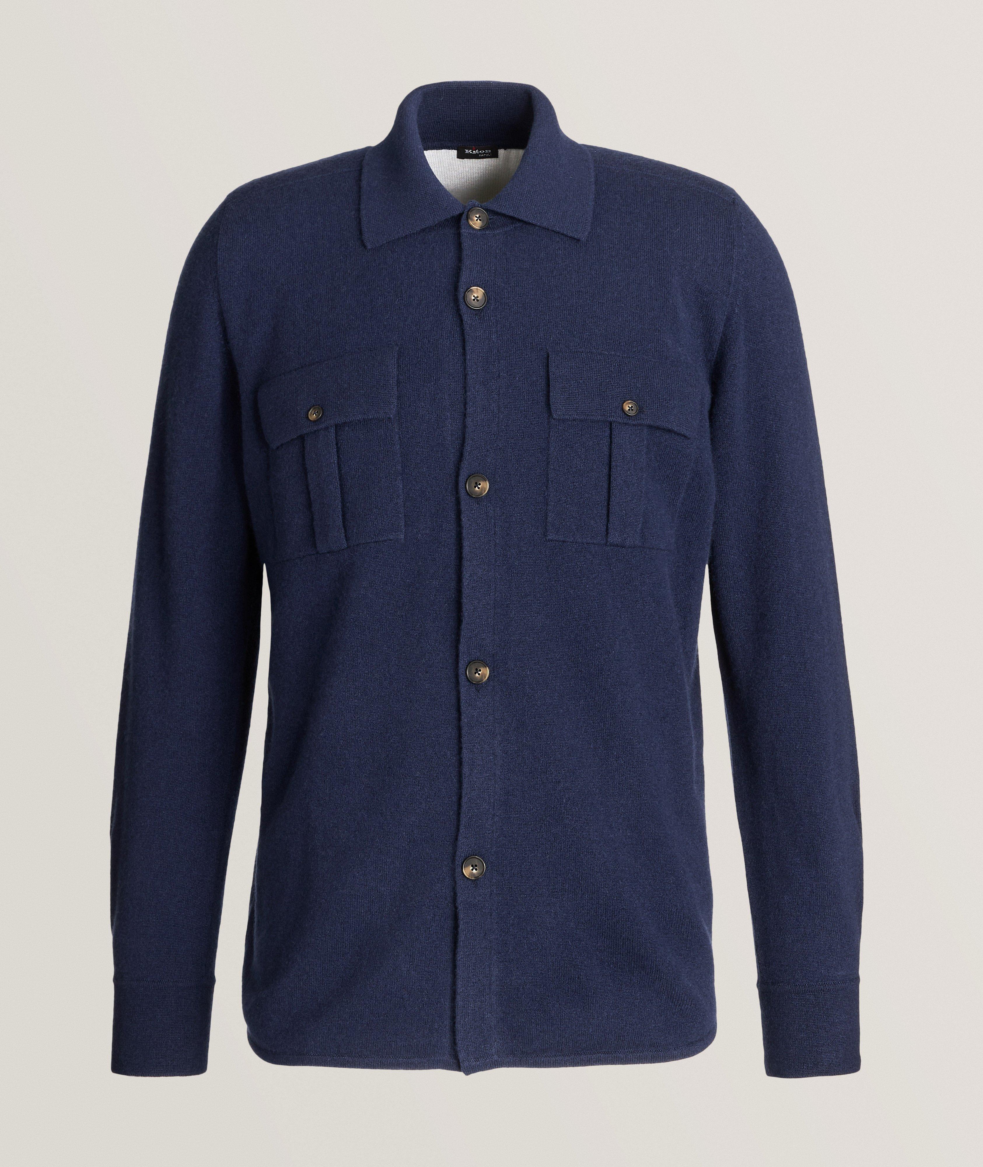 Fully Lined Cashmere Overshirt