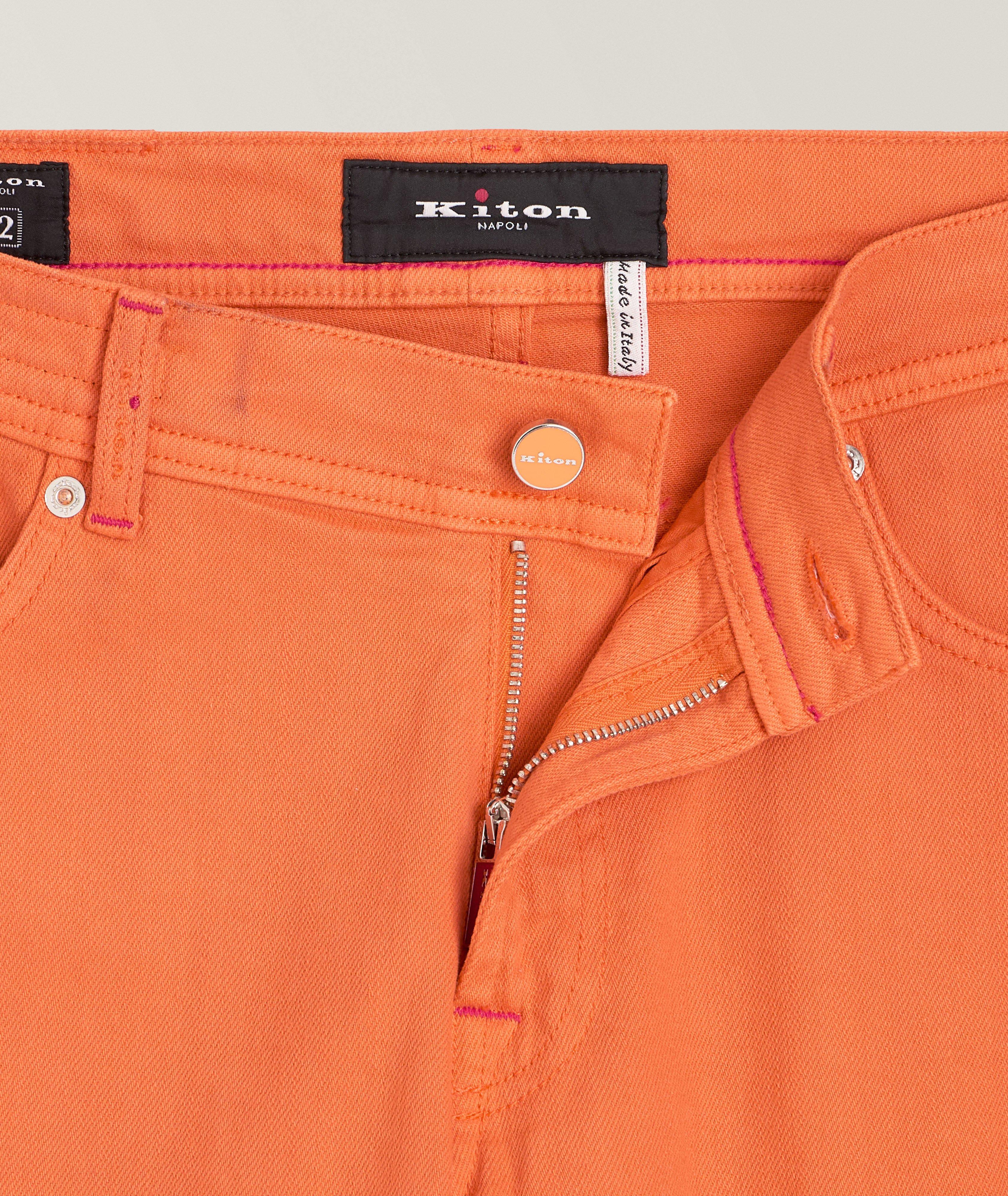 Five-Pocket Cotton-Stretch Jeans image 1