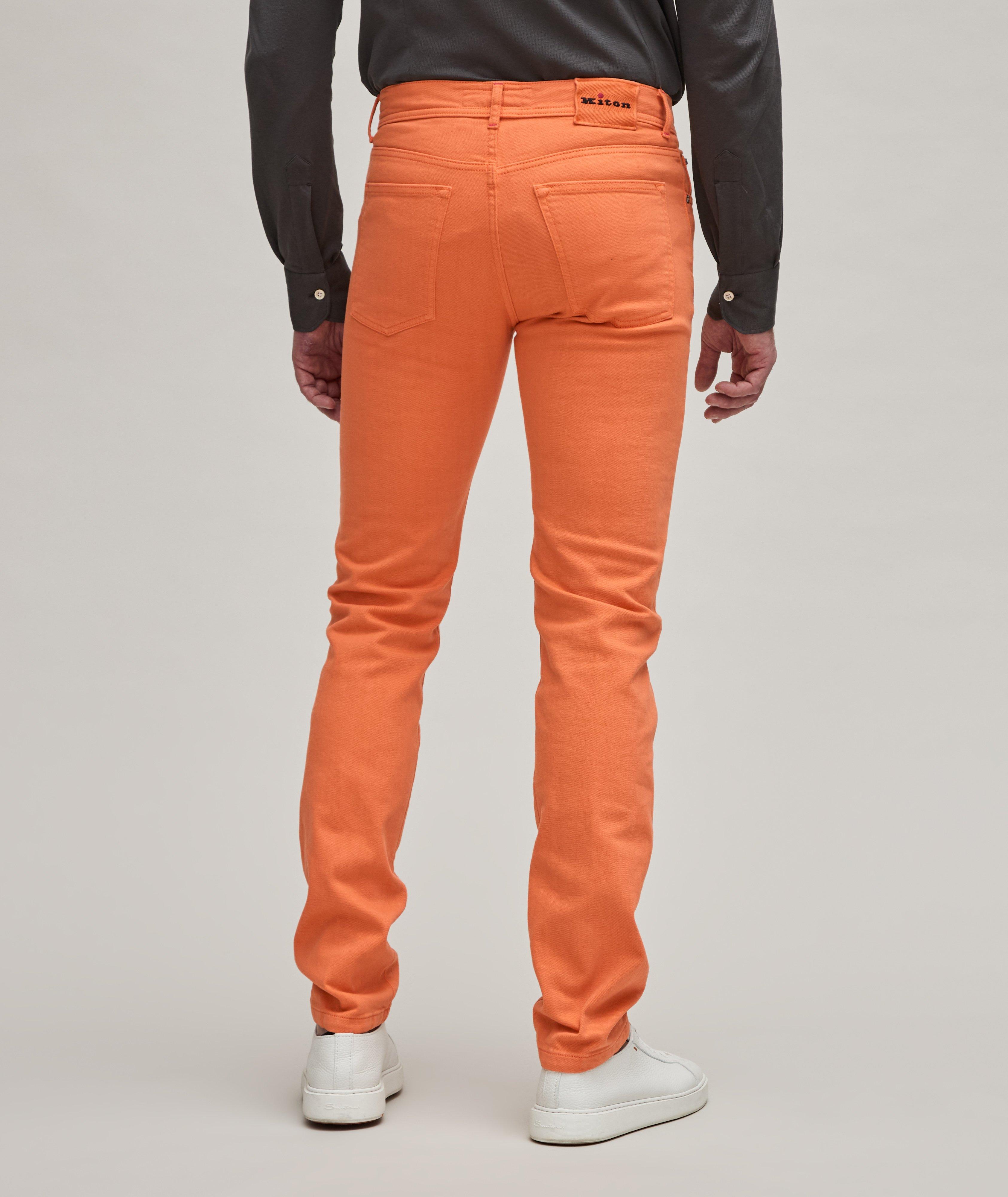 Five-Pocket Cotton-Stretch Jeans image 3