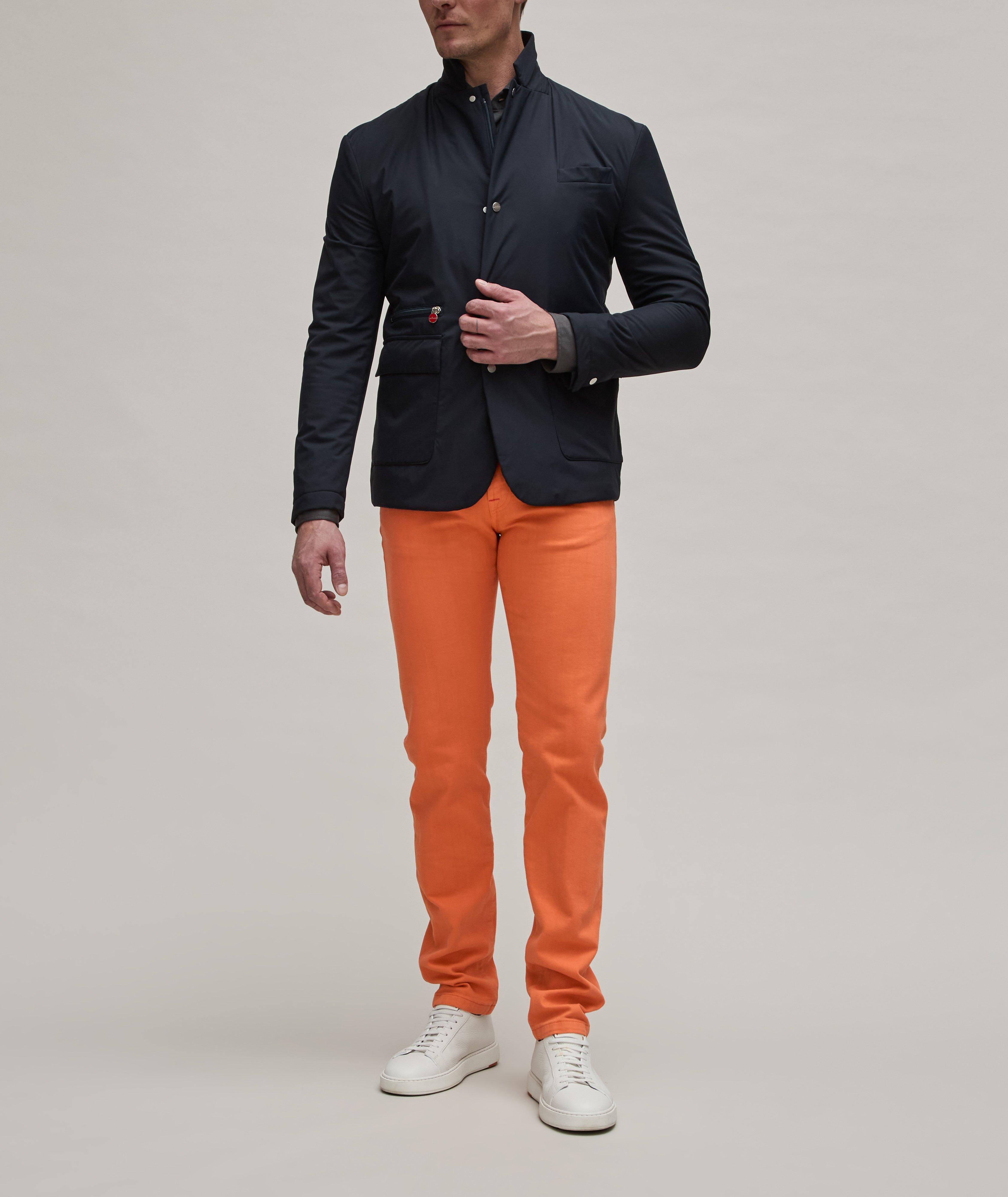Five-Pocket Cotton-Stretch Jeans image 4