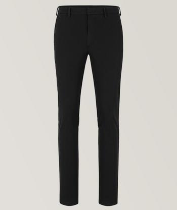 BOSS Slim-Fit Crease-Resistant Wool-Blend Trousers, Dress Pants