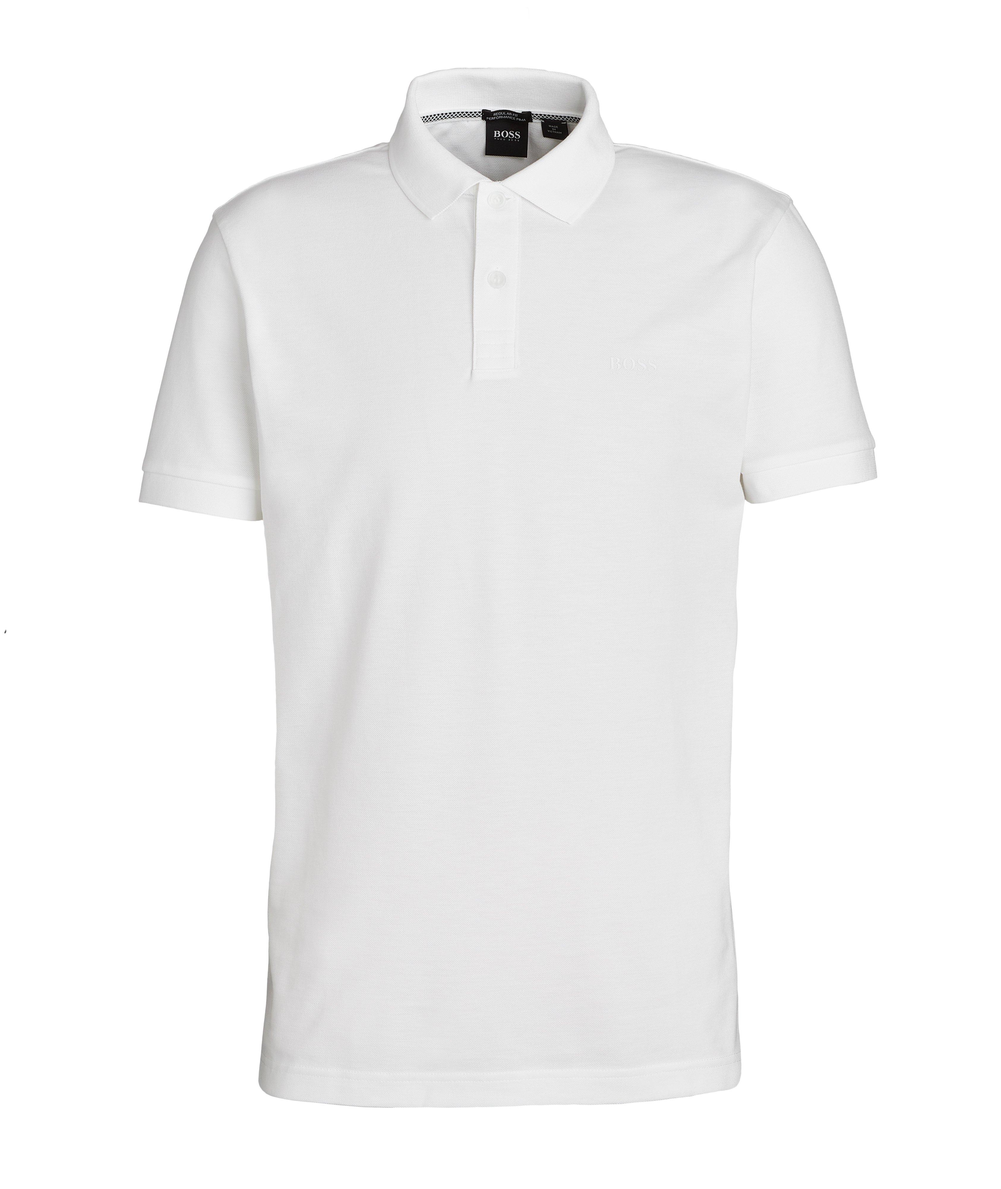 Logo Embroidered Performance Pima Cotton Piqué Polo image 0