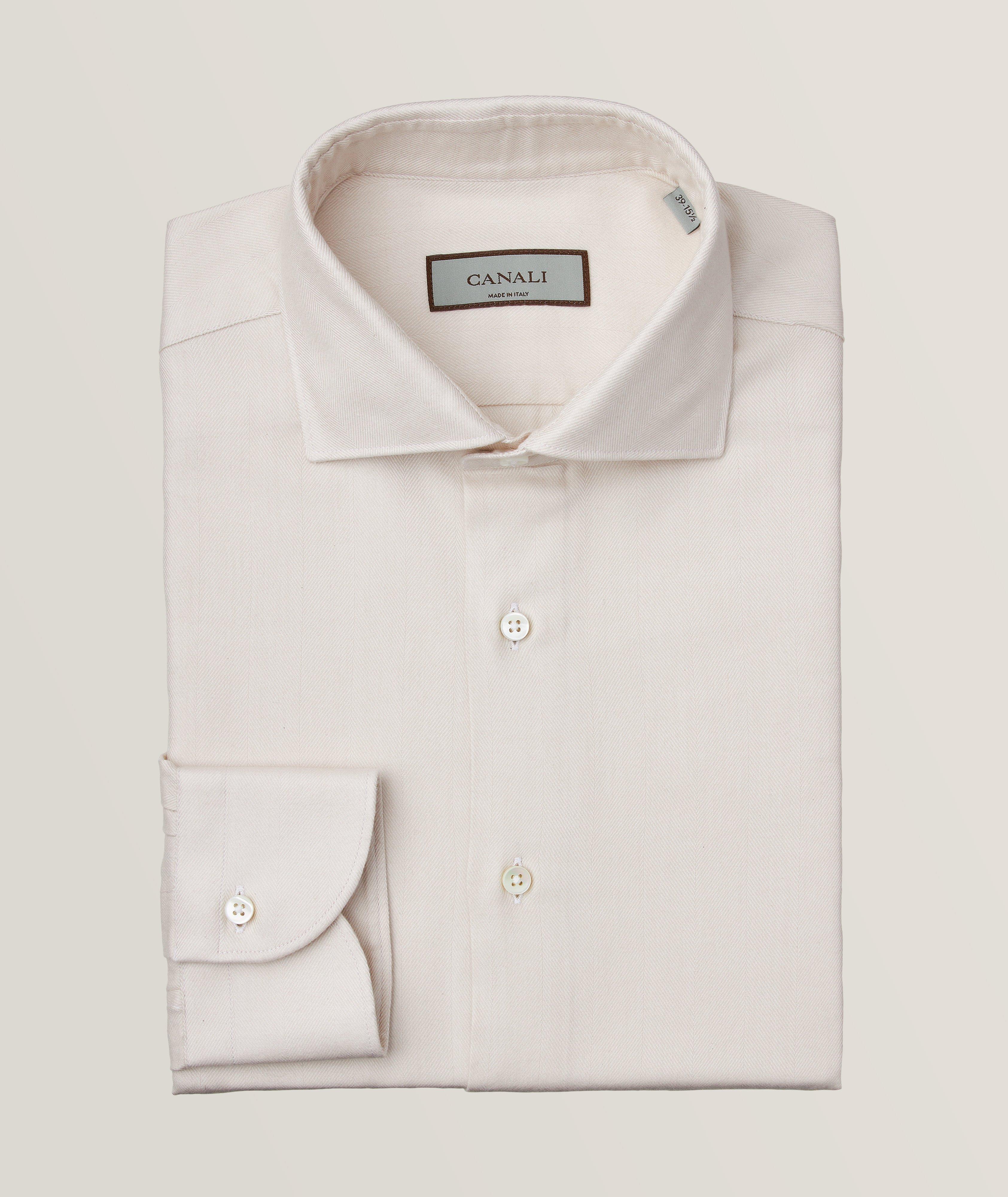 Slim-Fit Cotton Dress Shirt image 0