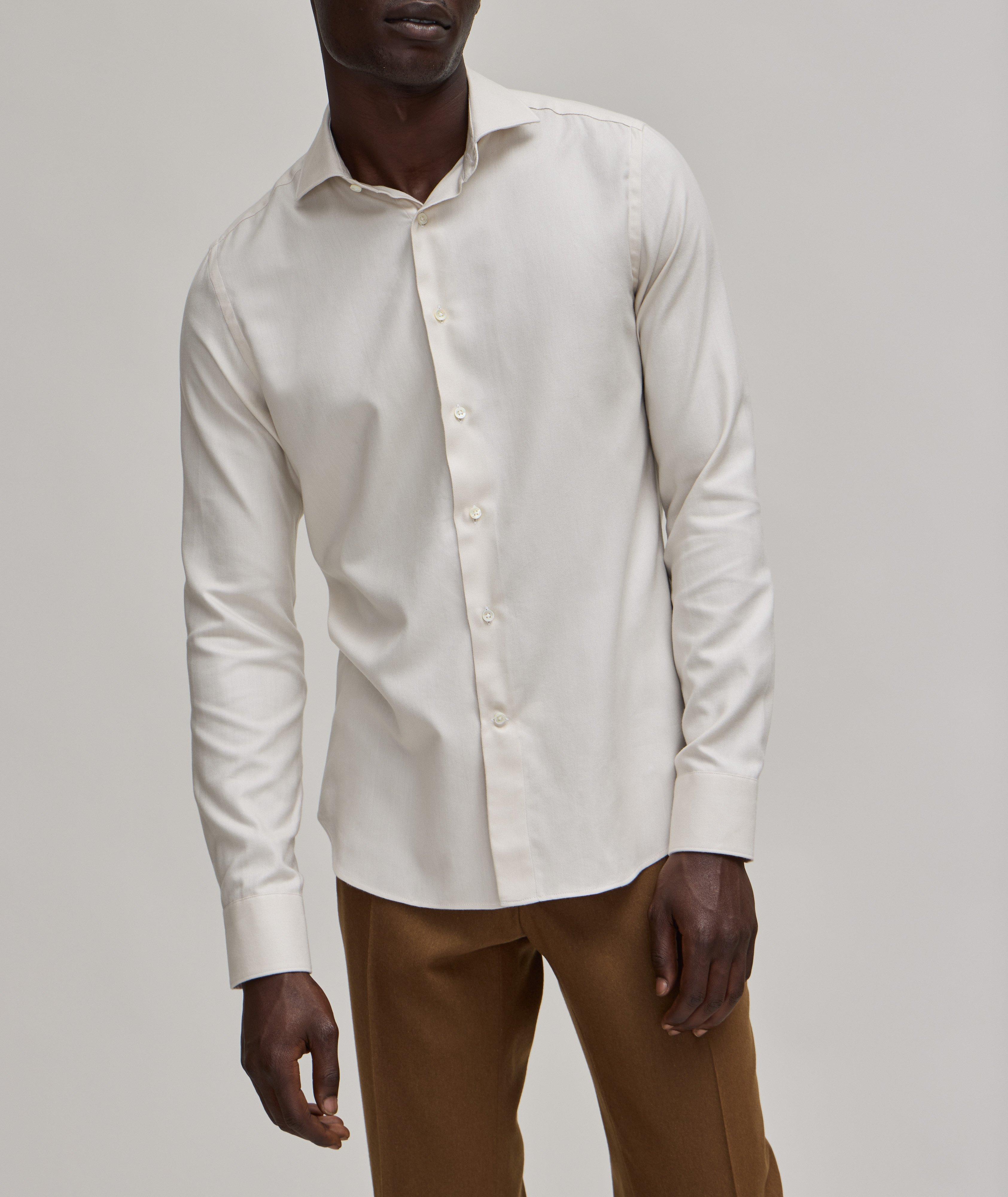 Slim-Fit Cotton Dress Shirt image 1