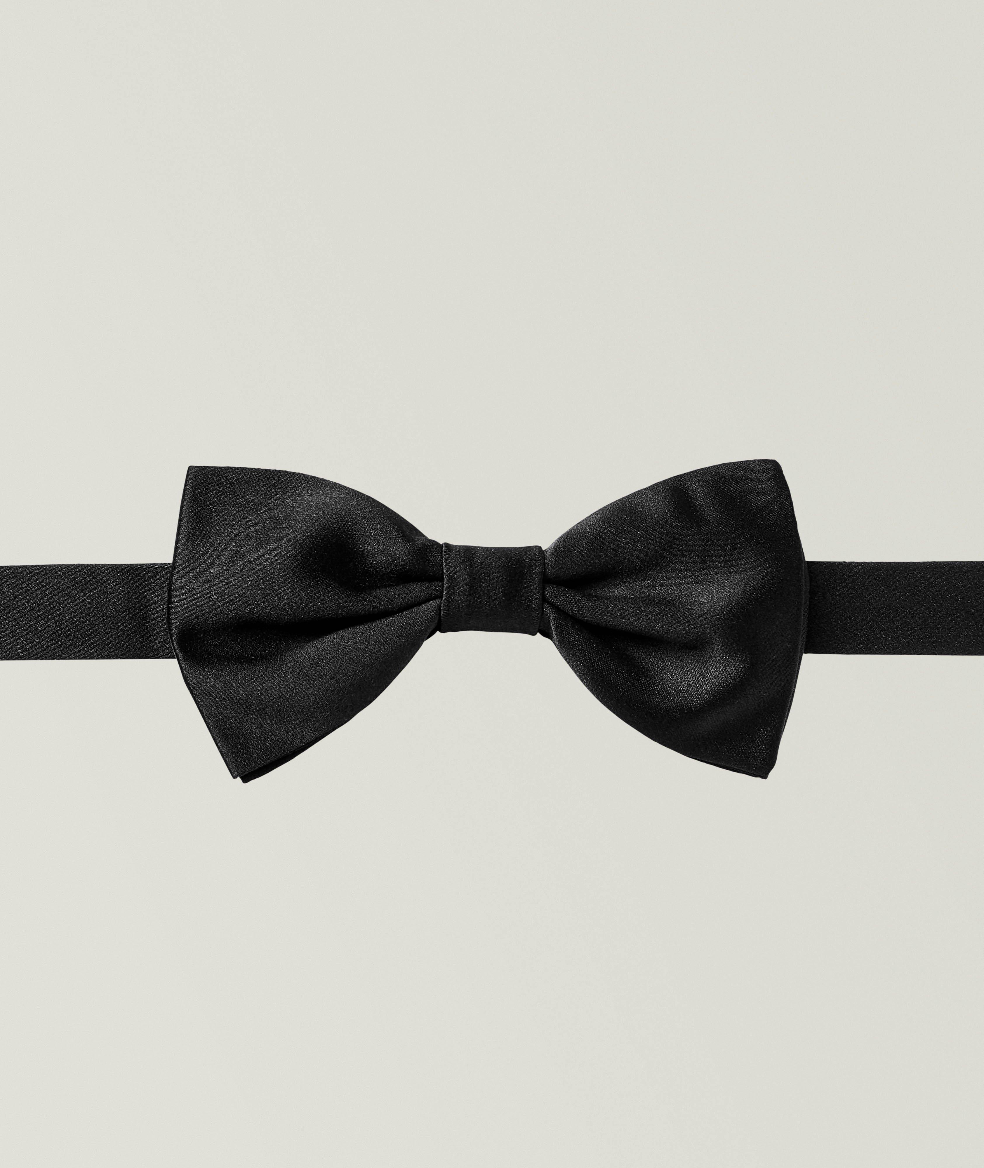 Solid Silk Bow Tie