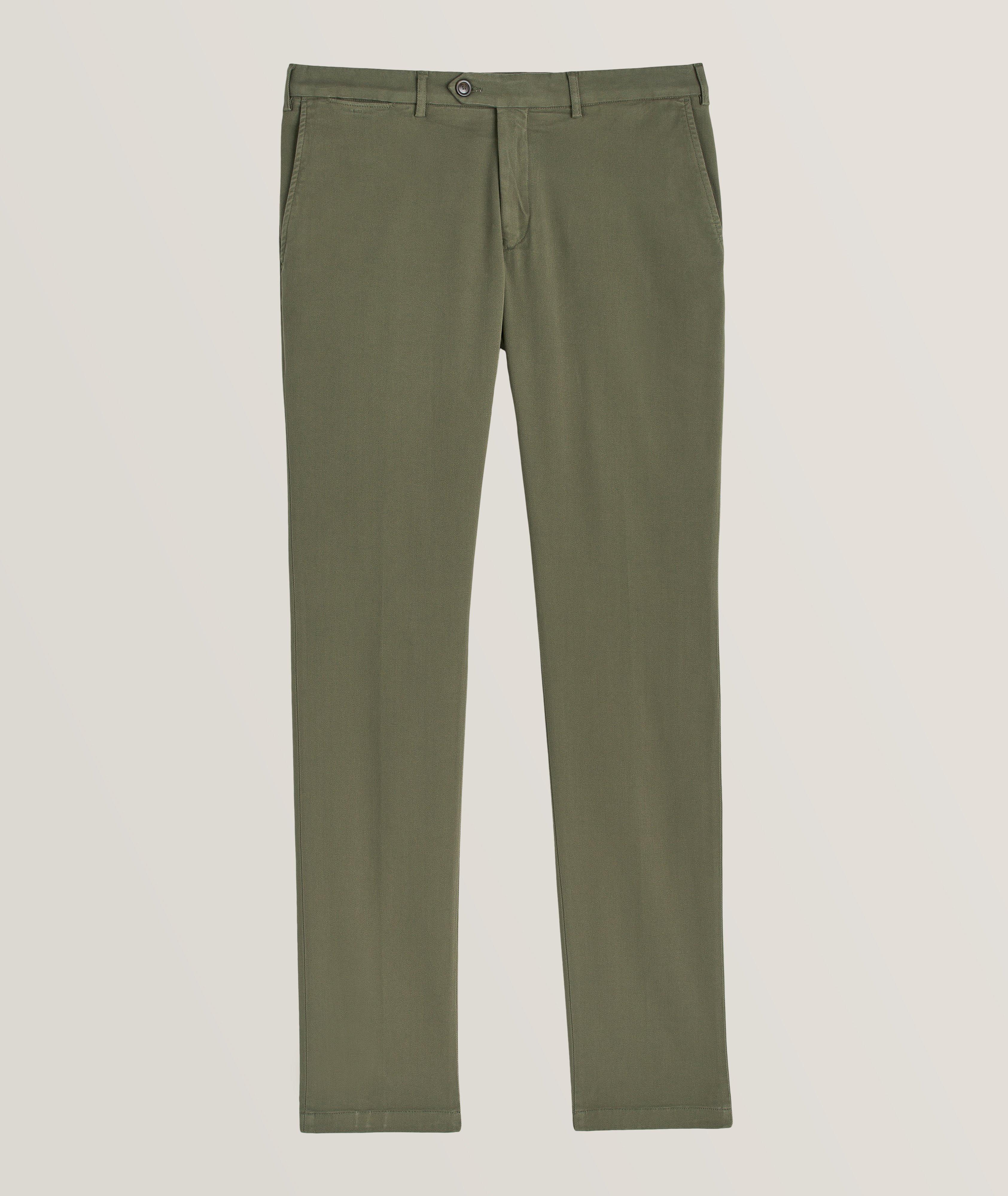 Micro Twill Stretch-Cotton Dress Pants image 0