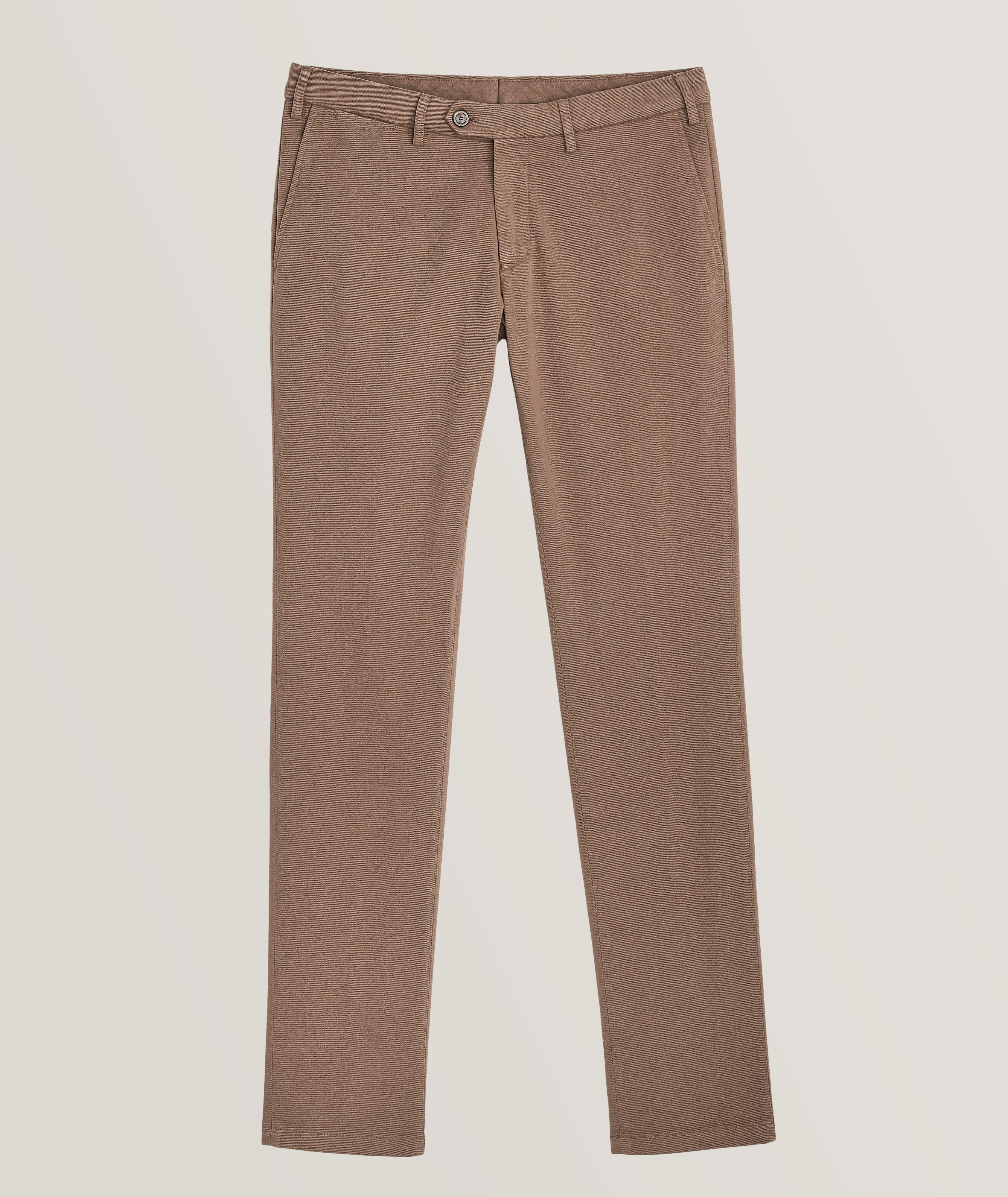 Micro Twill Stretch-Cotton Pants image 0