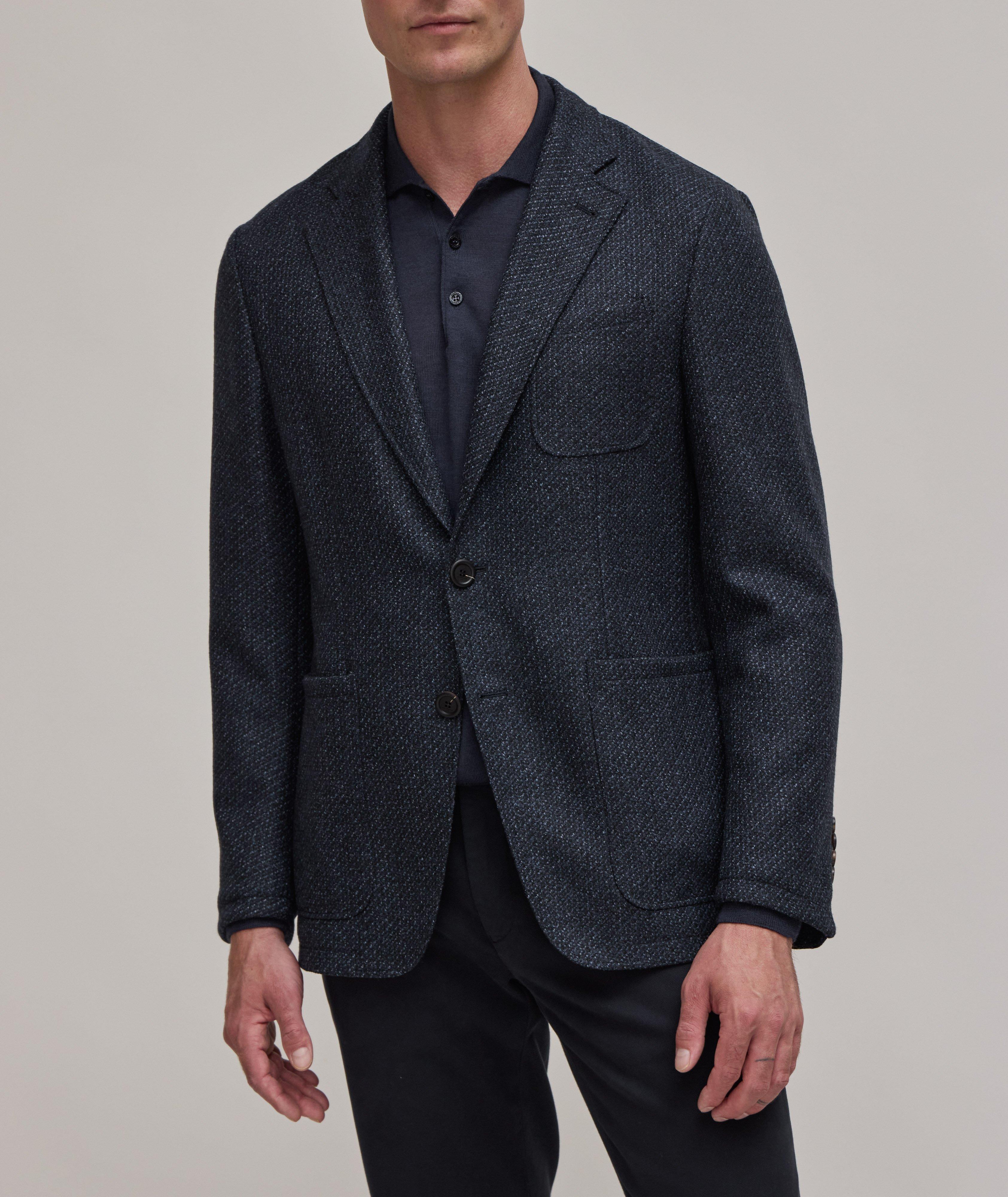 Mélange Tweed Wool Sport Jacket image 1