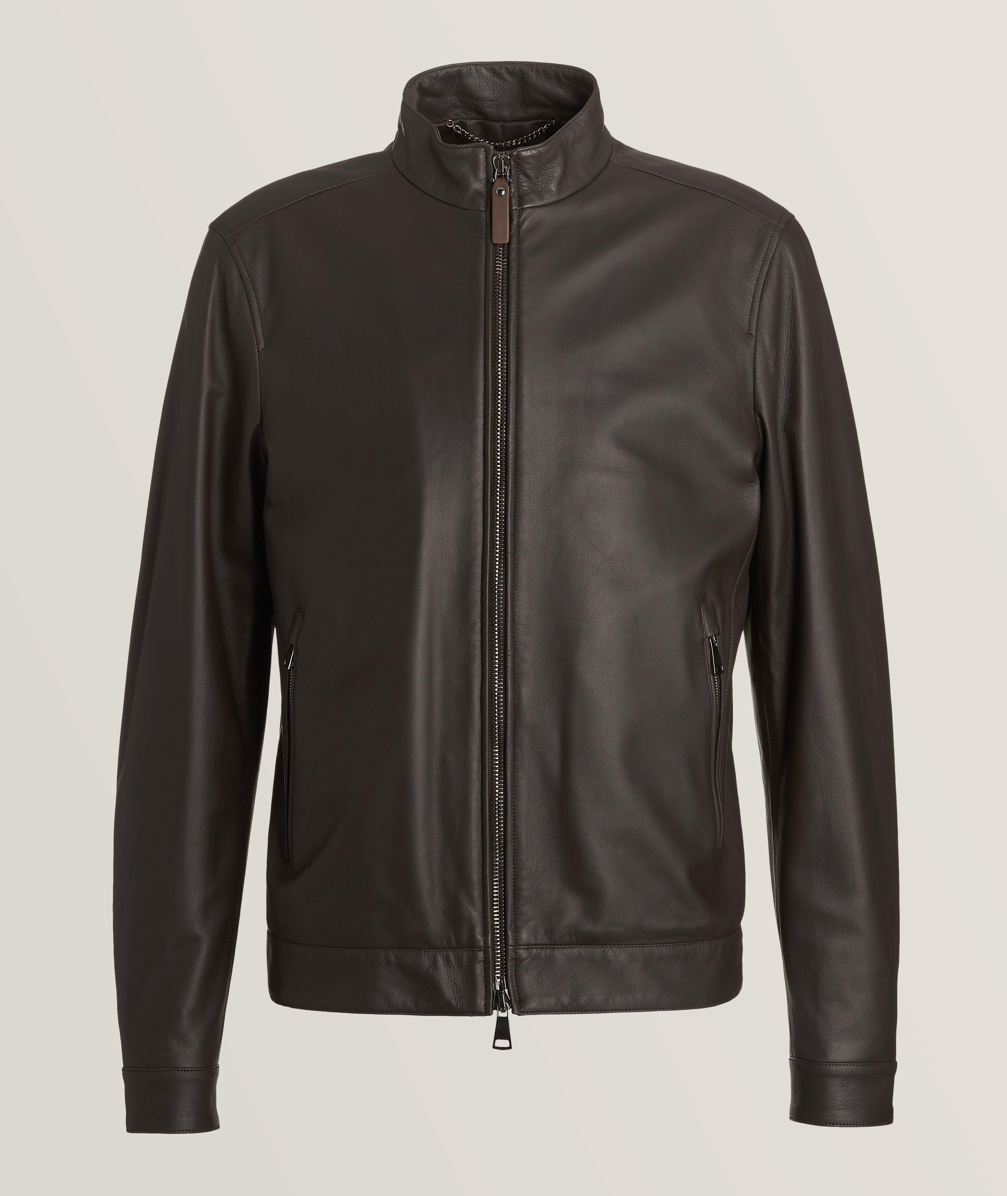 Matte Leather Biker Jacket