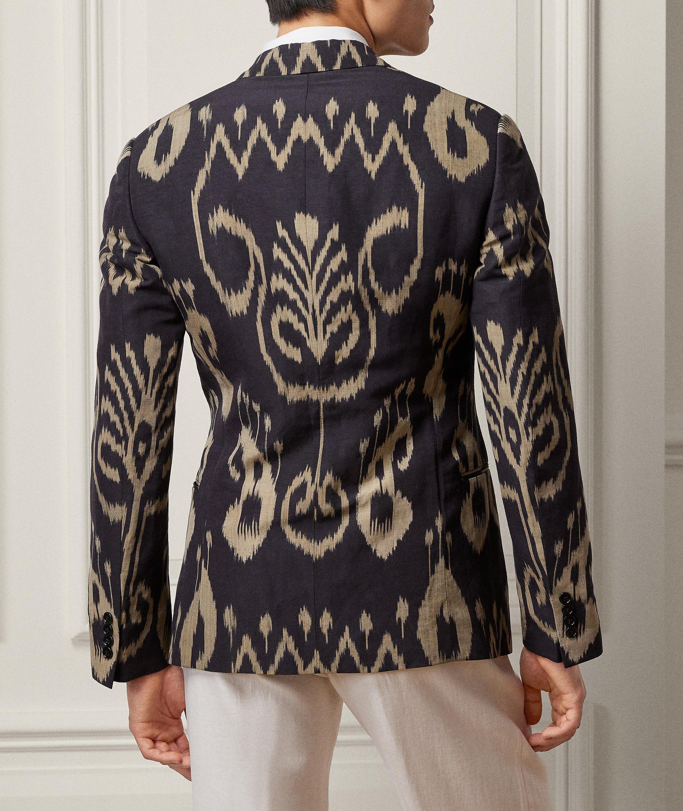 Kent Ikat-Pattern Tuxedo Jacket  image 2