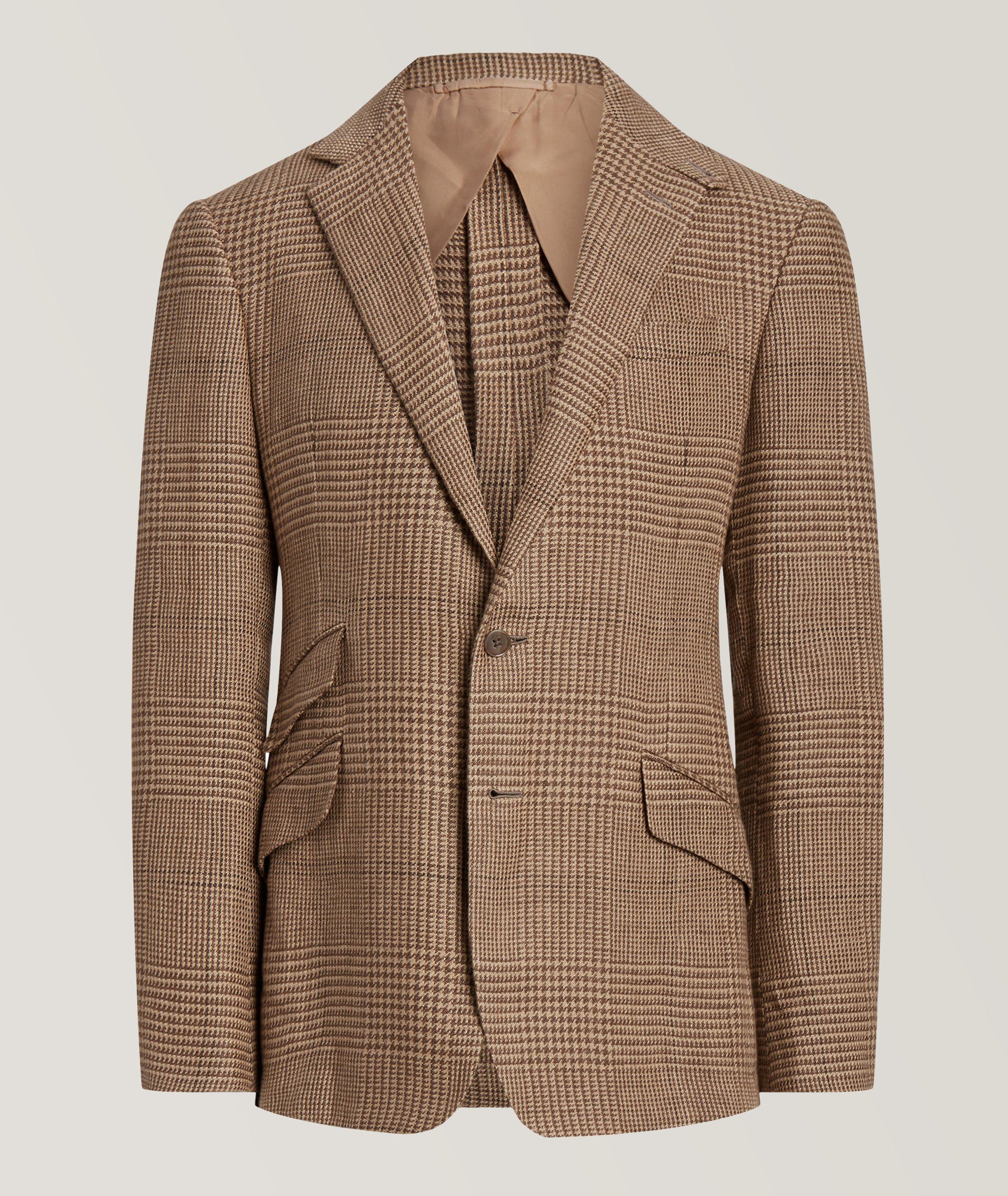 Glen Plaid Wool Sport Jacket image 0