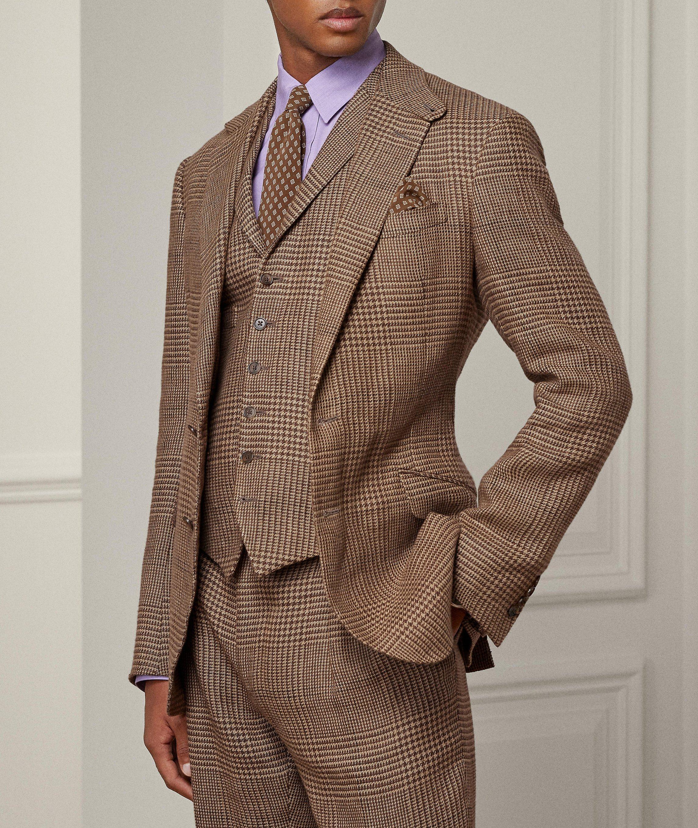 Glen Plaid Wool Sport Jacket image 1