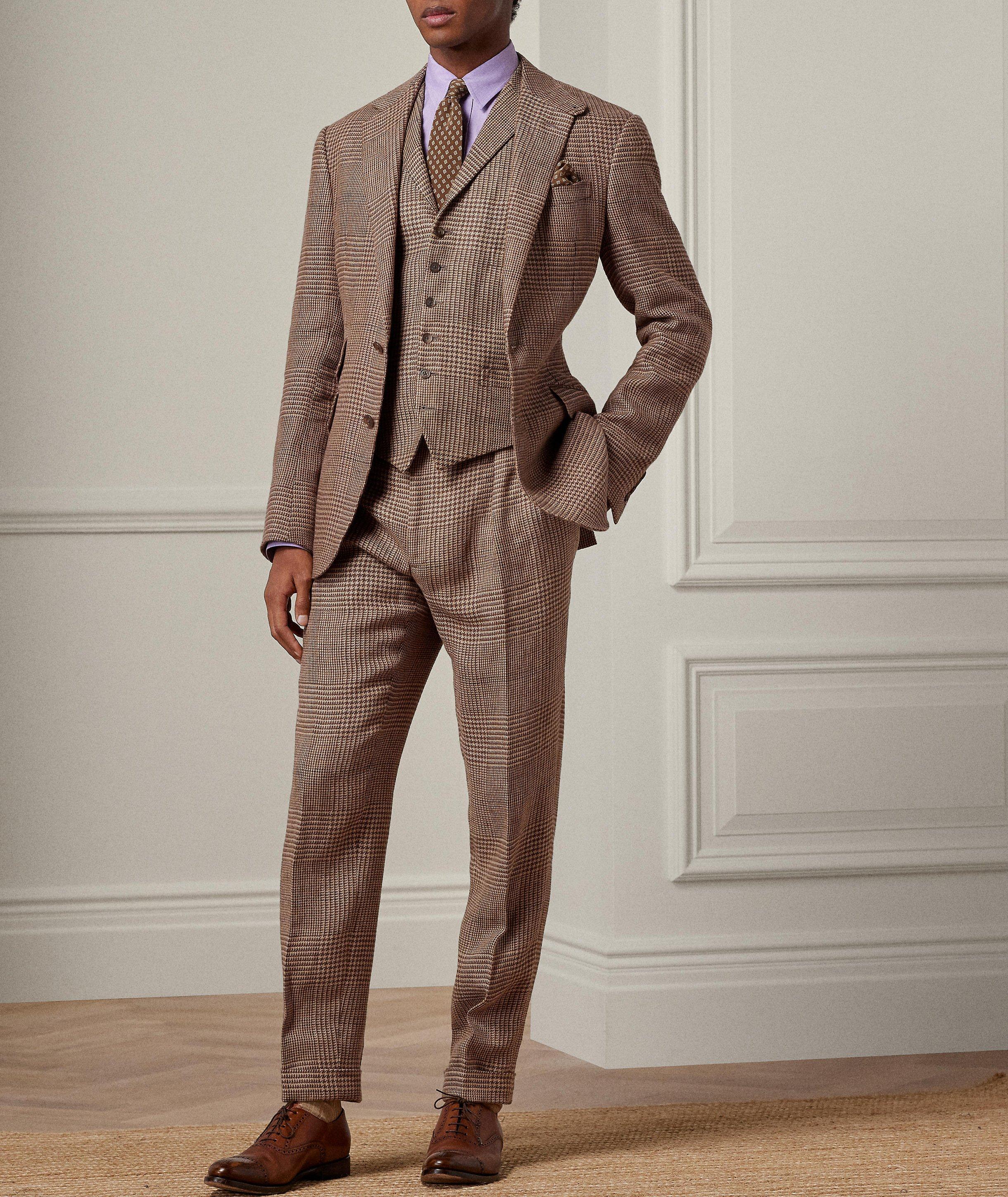 Glen Plaid Wool Sport Jacket image 3