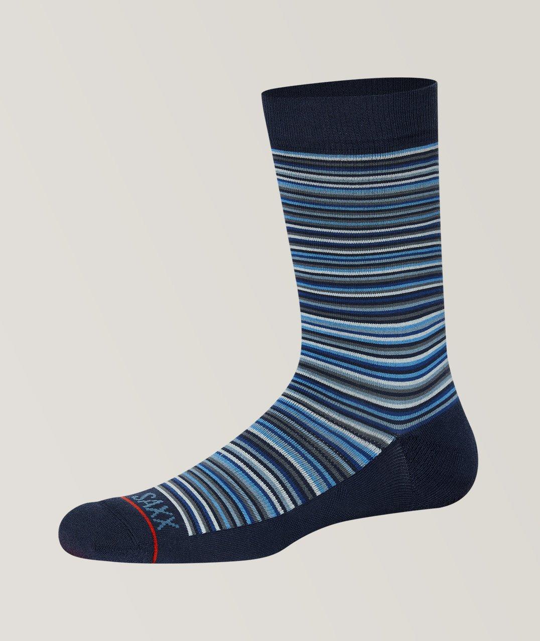 Striped Whole Package Nylon-Blend Socks