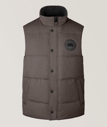 Eleventy Platinum Reversible Silk-Cashmere Vest, Coats