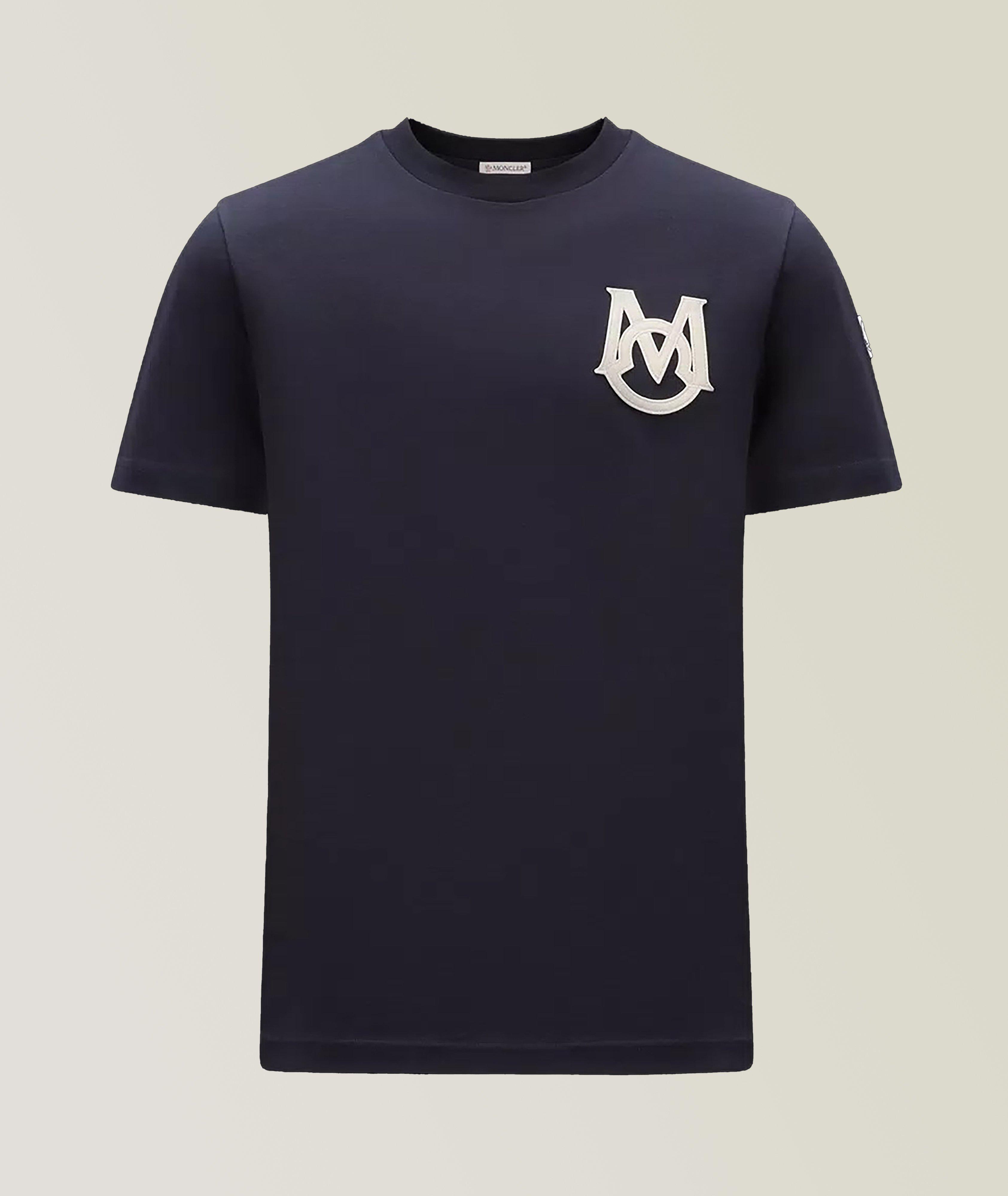 Monogram Patch Cotton T-Shirt