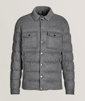 Eleventy Wool, Silk & Cashmere-Blend Quilted Jacket, Coats