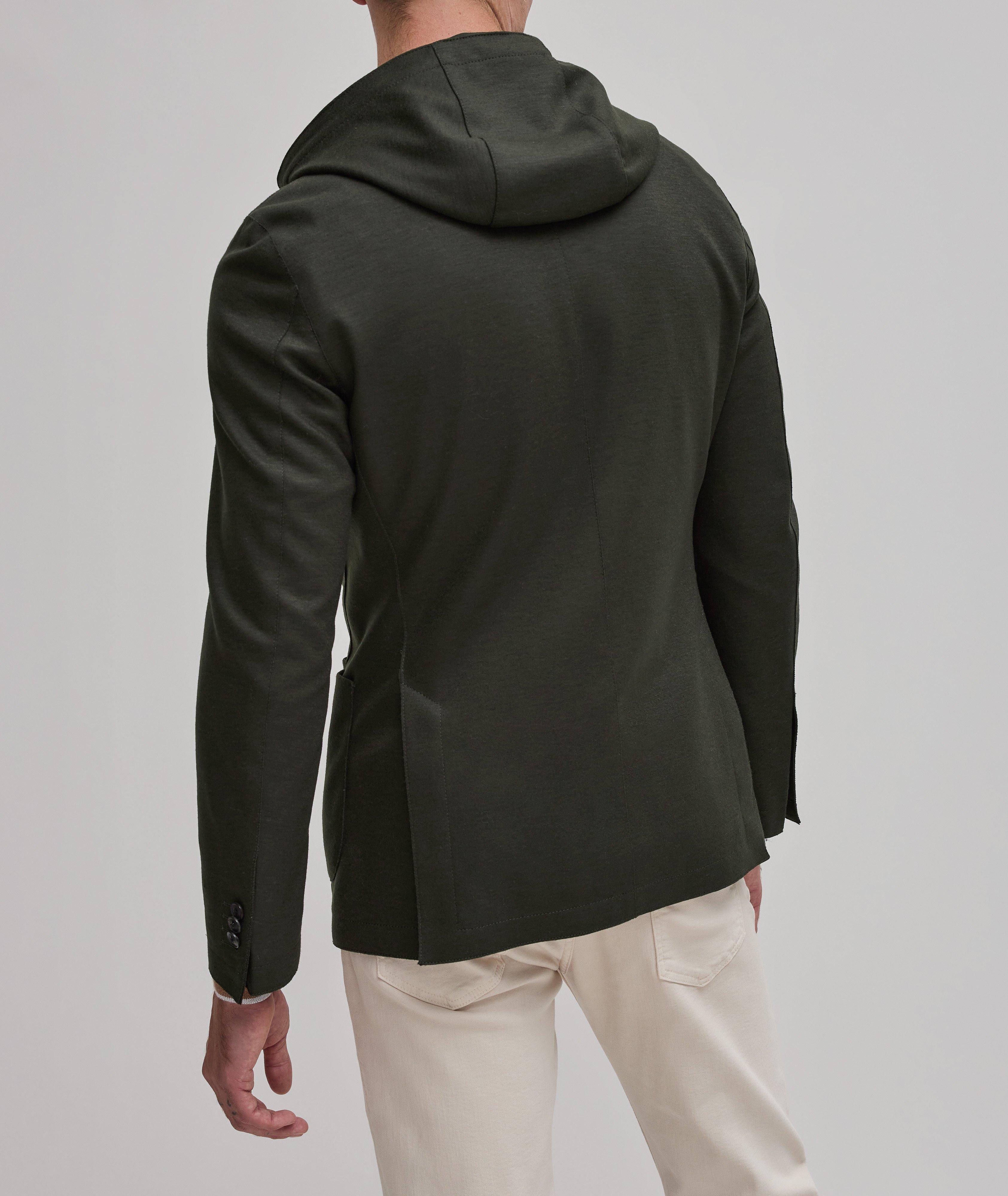 Wool-Blend Hooded Sport Jacket image 2