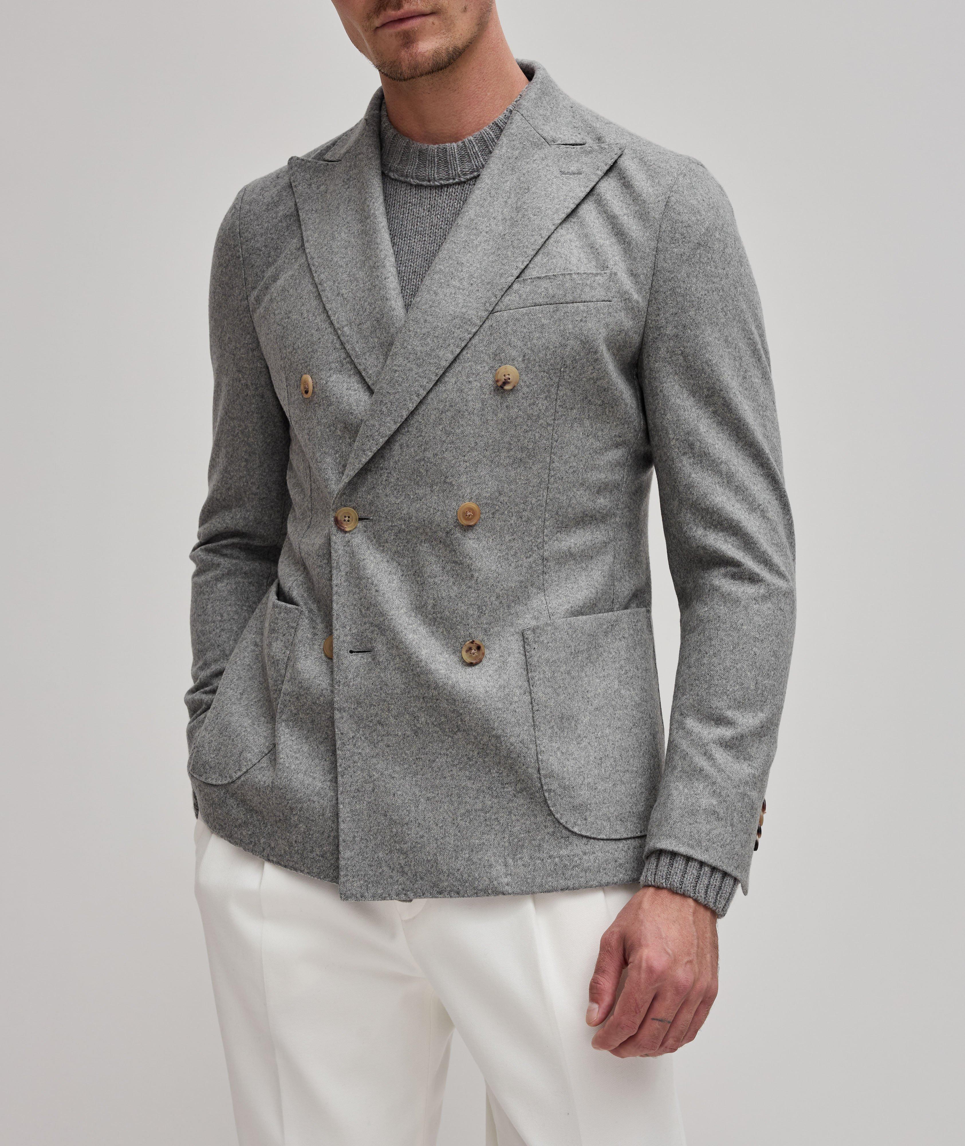 Windsor Satino Melange Casmere Double Breasted Sport Jacket Sport Jackets Final Cut