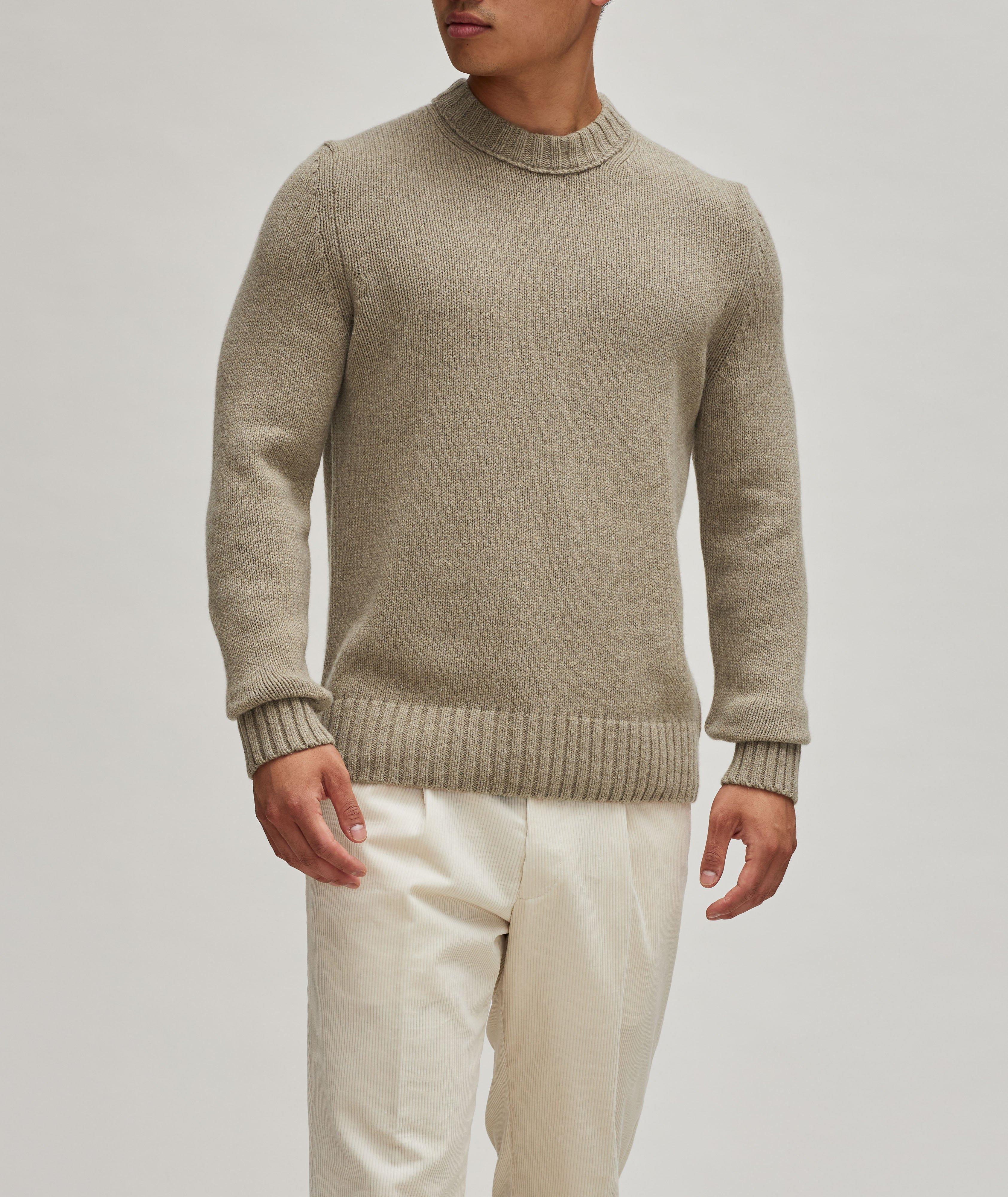 Wide Ribbed Mock Neck Sweater image 1