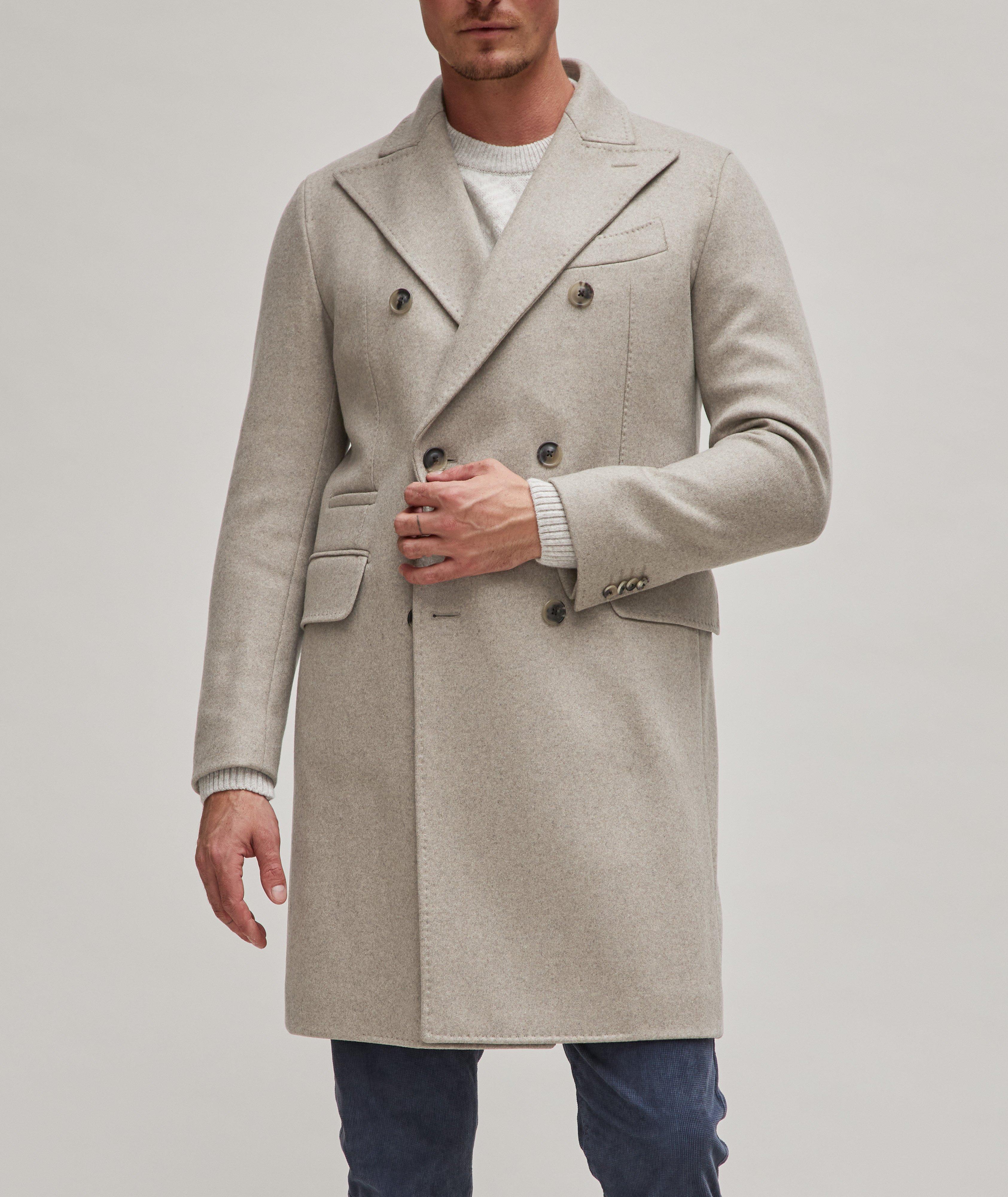 Cashmere-Blend Double-Breasted Overcoat image 1
