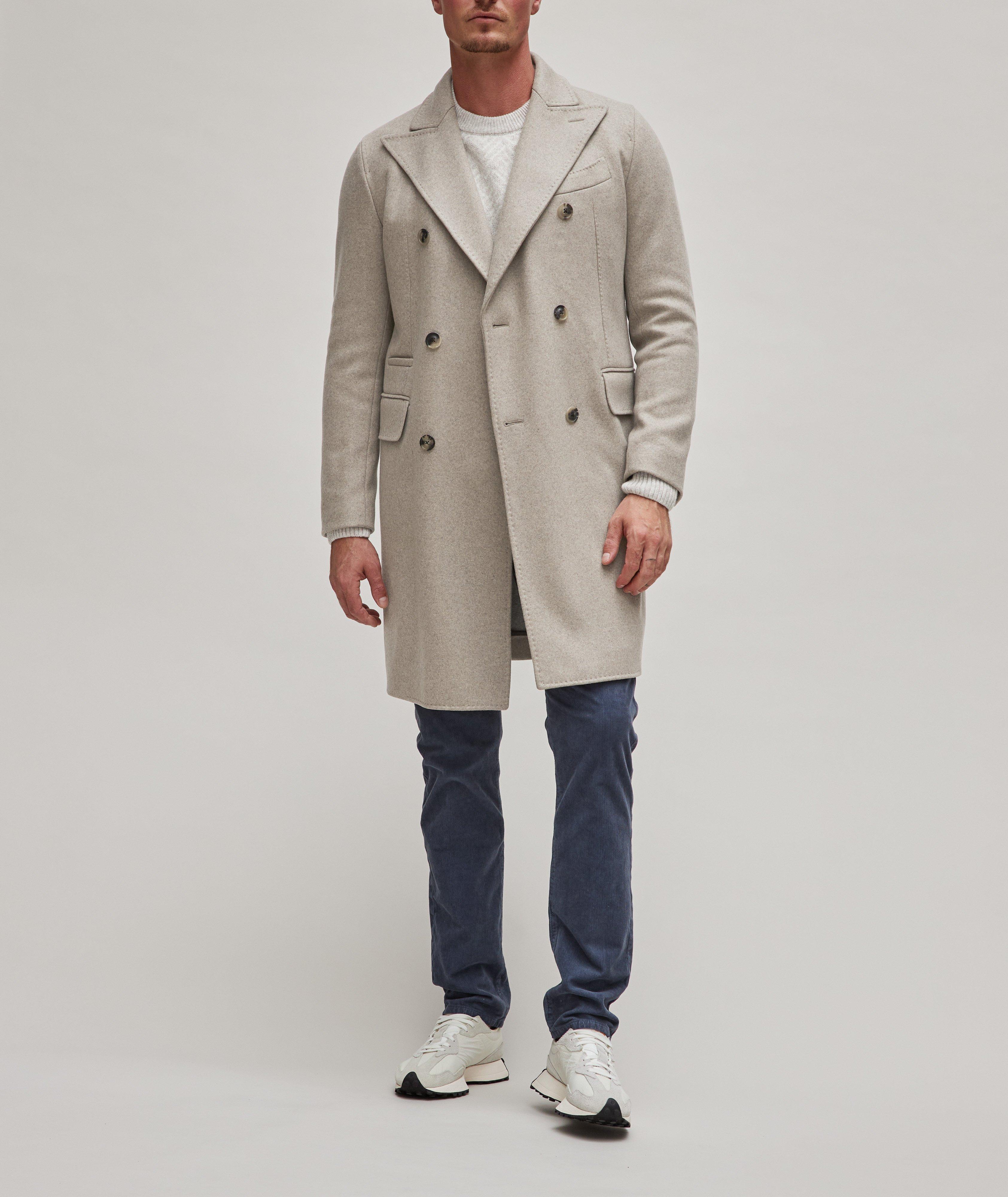 Cashmere-Blend Double-Breasted Overcoat image 3