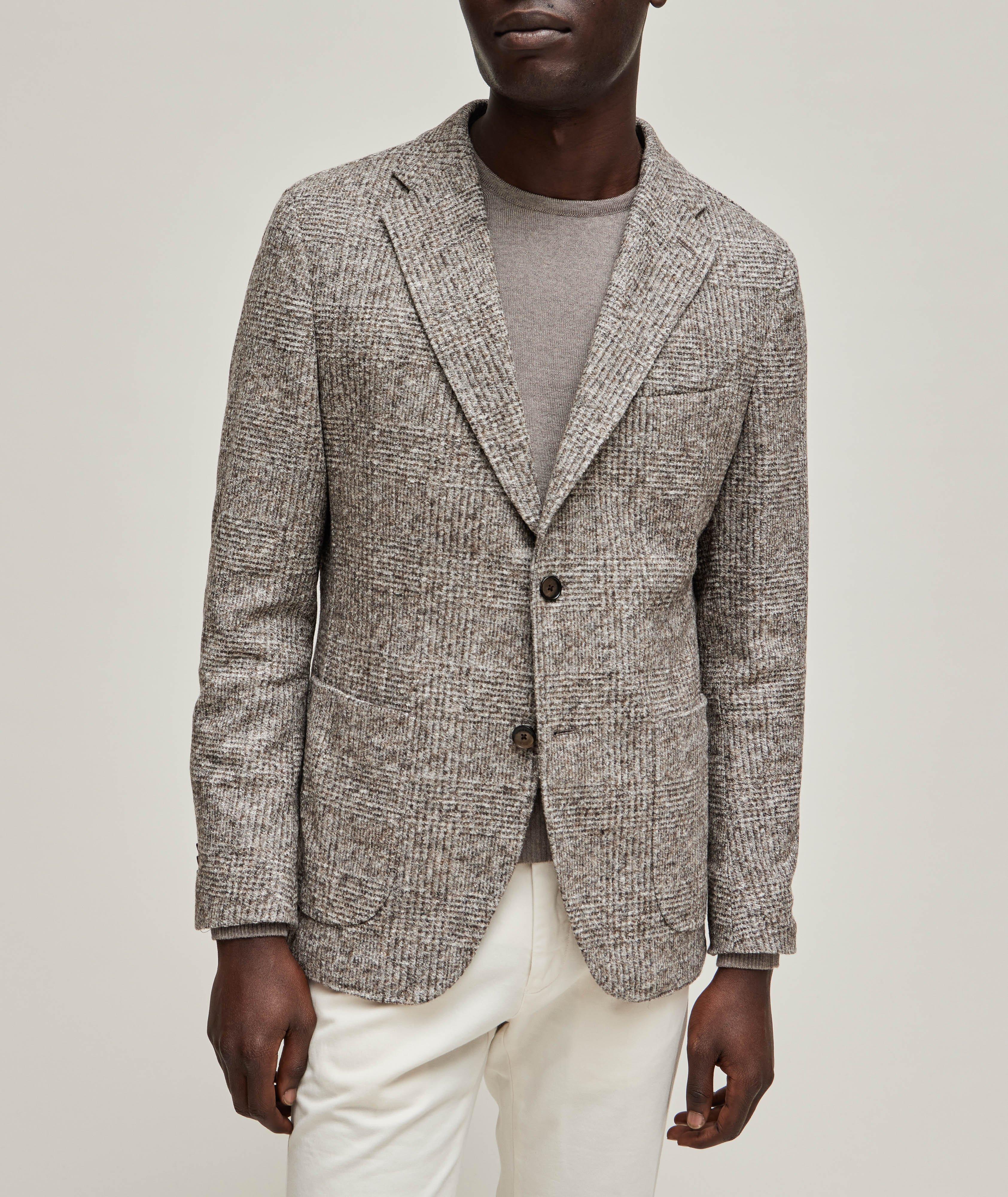 Glen Check Boiled Wool Sport Jacket image 1