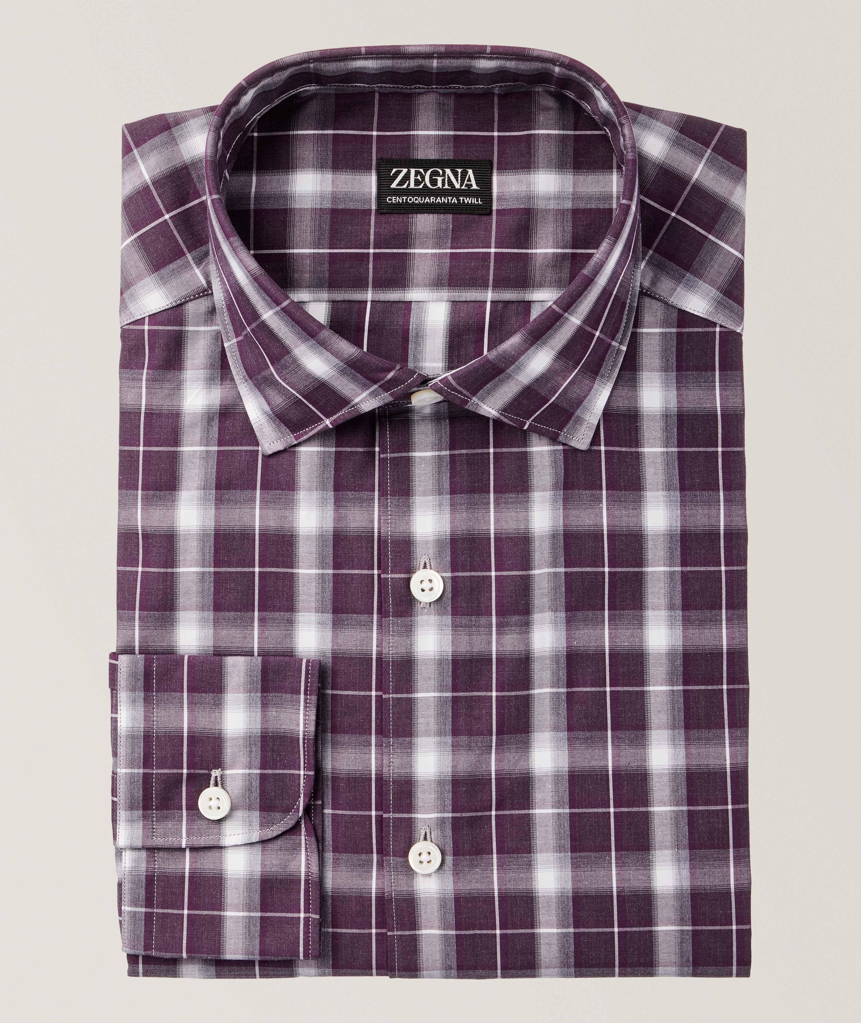 Plaid Centoquaranta Twill Sport Shirt image 0