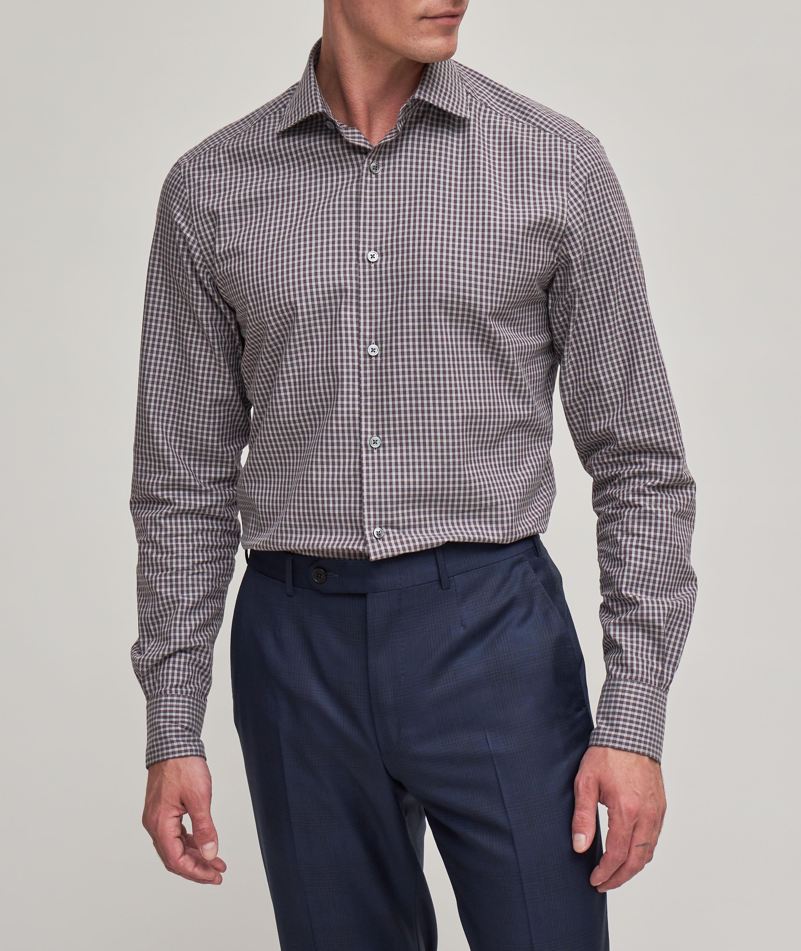 Checked Pattern Premium Cotton Shirt image 1