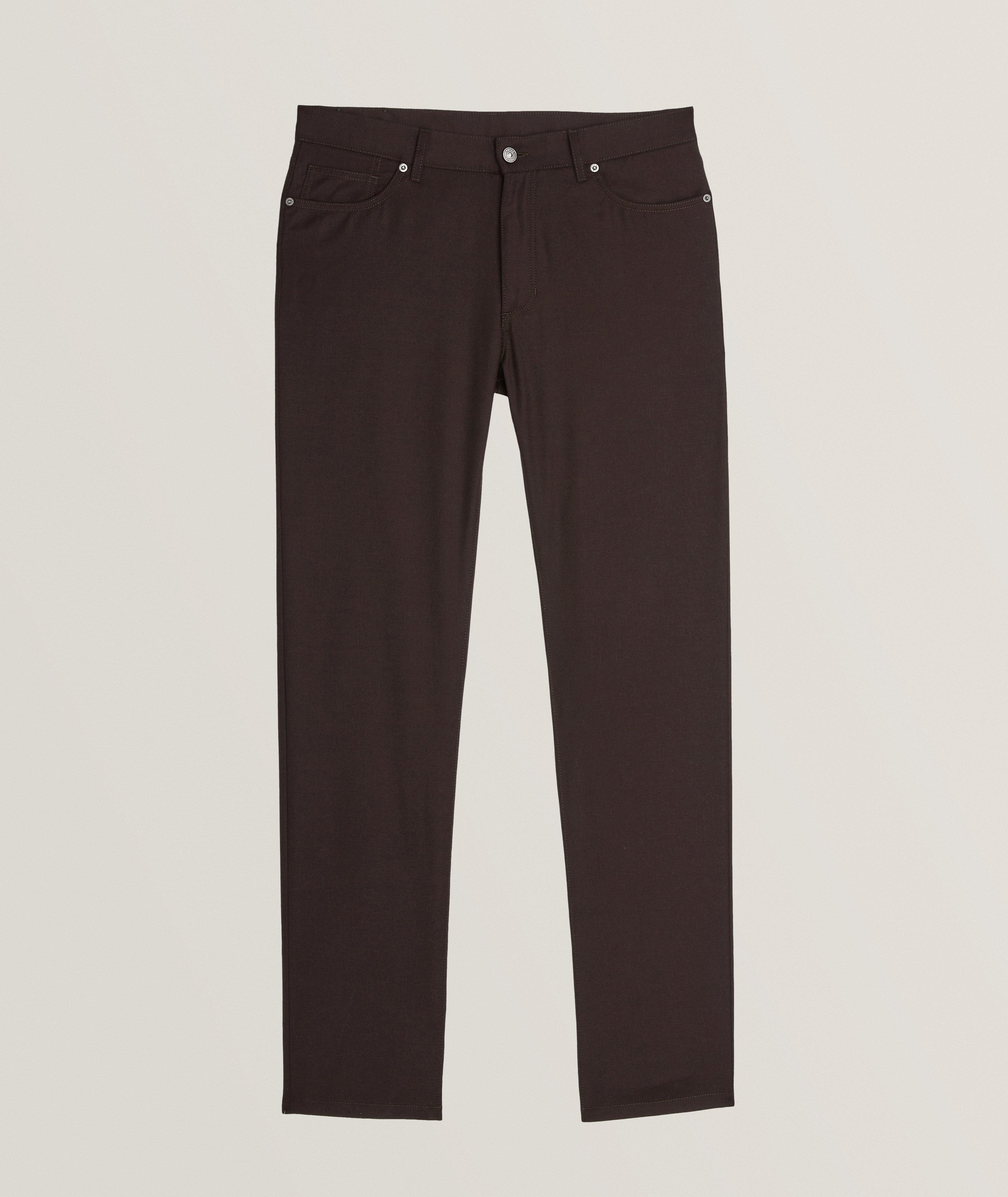 Pantalon en flanelle de laine image 0