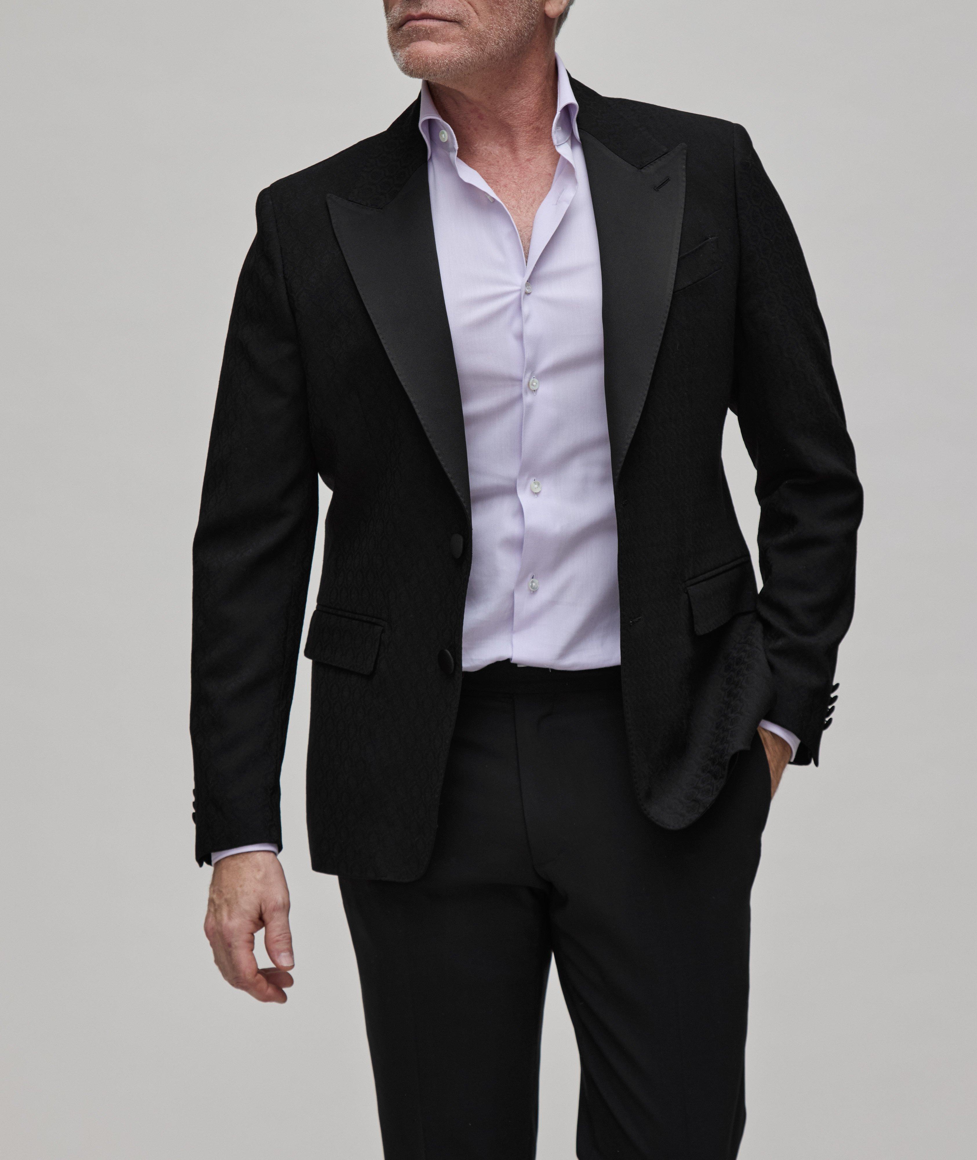 Textured Honeycomb Stitched Evening Jacket image 1