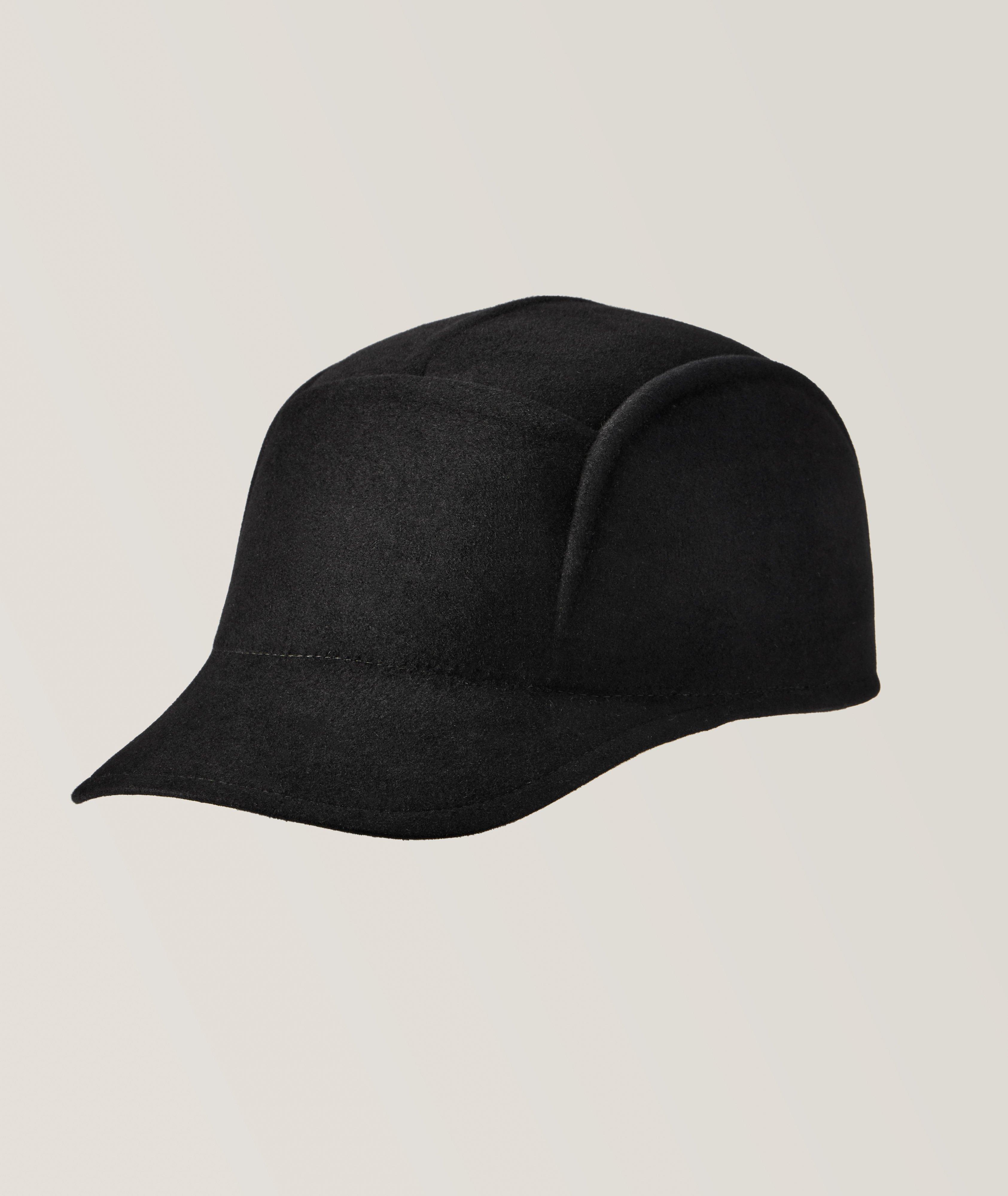 Barbisio Elio Rabbit Felt Baseball Cap In Black Size Small