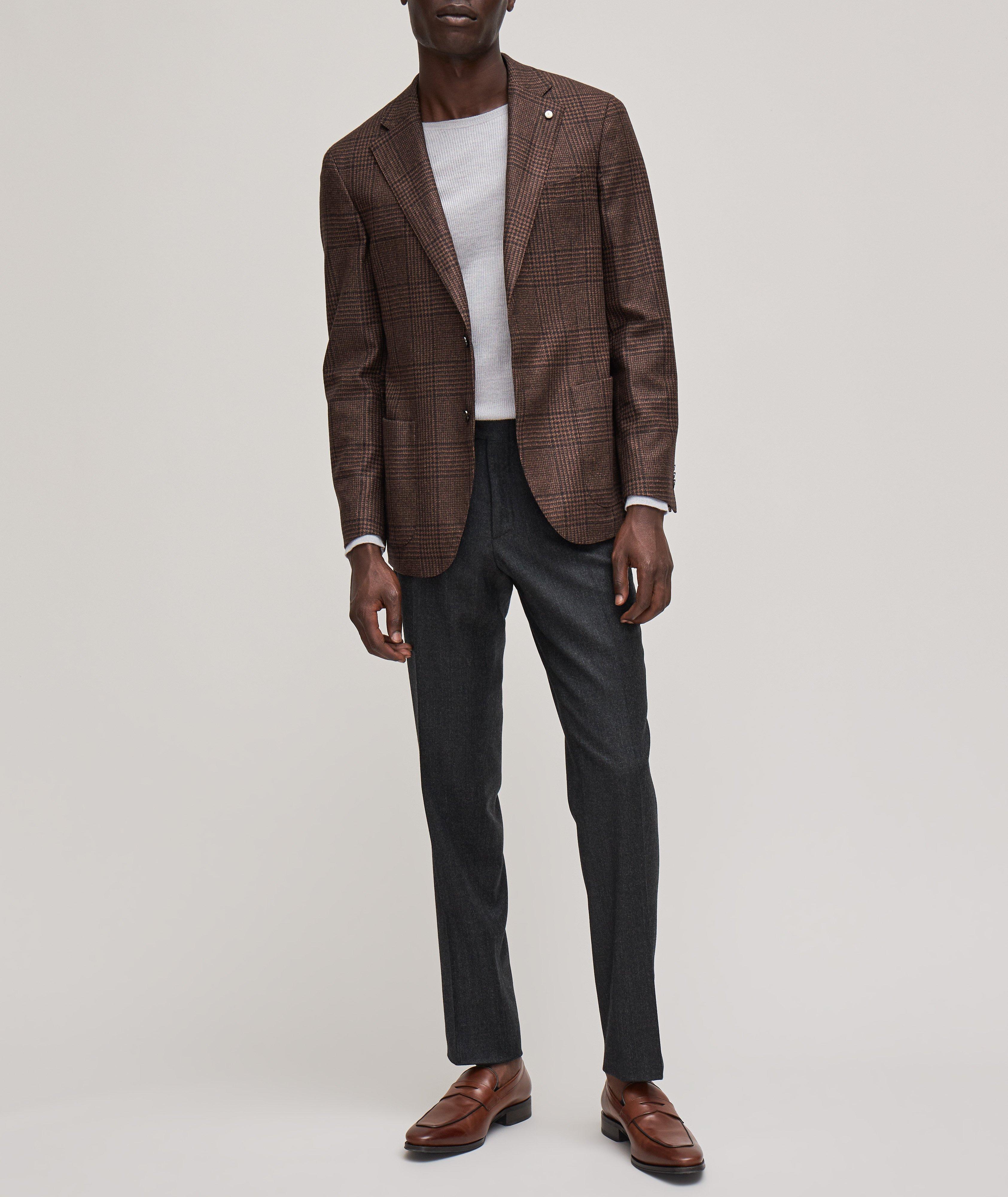 Glen Plaid Virgin Wool Sport Jacket image 3