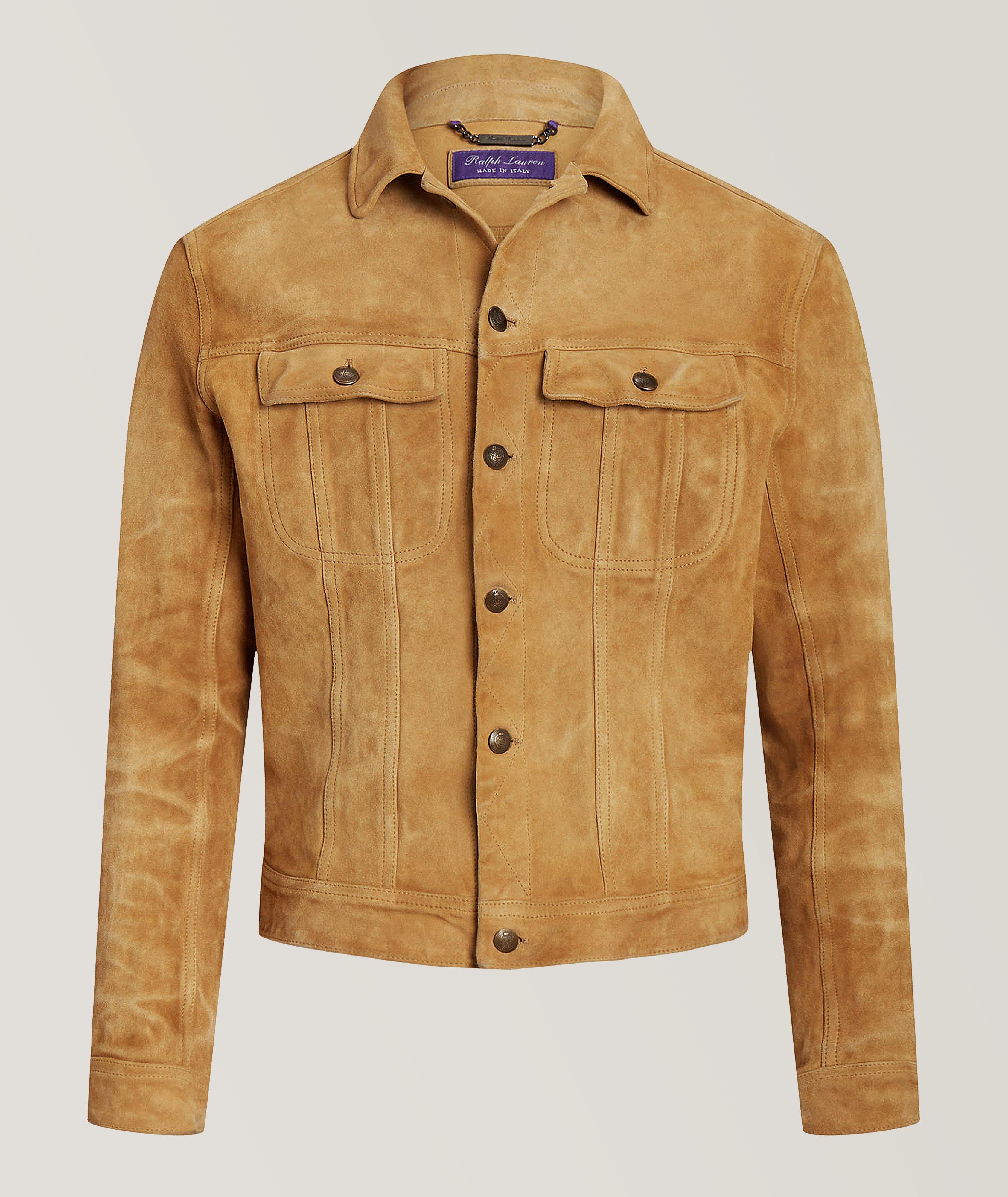 Clifton Suede Trucker Jacket