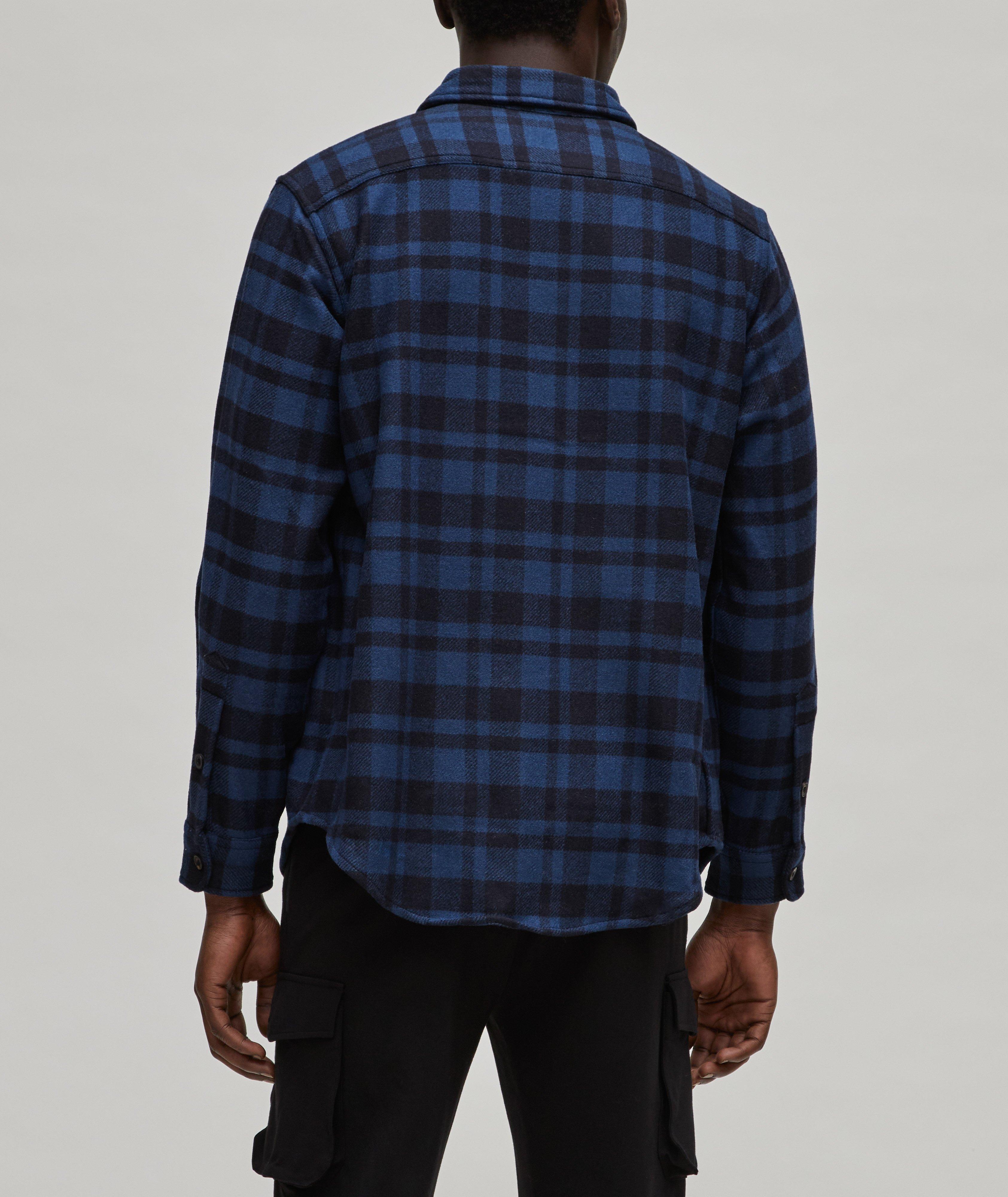 Plaid Wool-Blend Overshirt image 2
