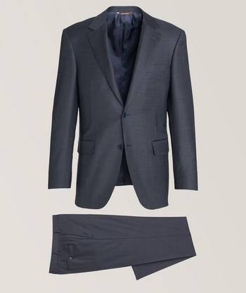 BOSS - Slim-fit suit in wool, silk and stretch