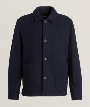 Brunello Cucinelli Wool-Cashmere Coach Jacket | Coats