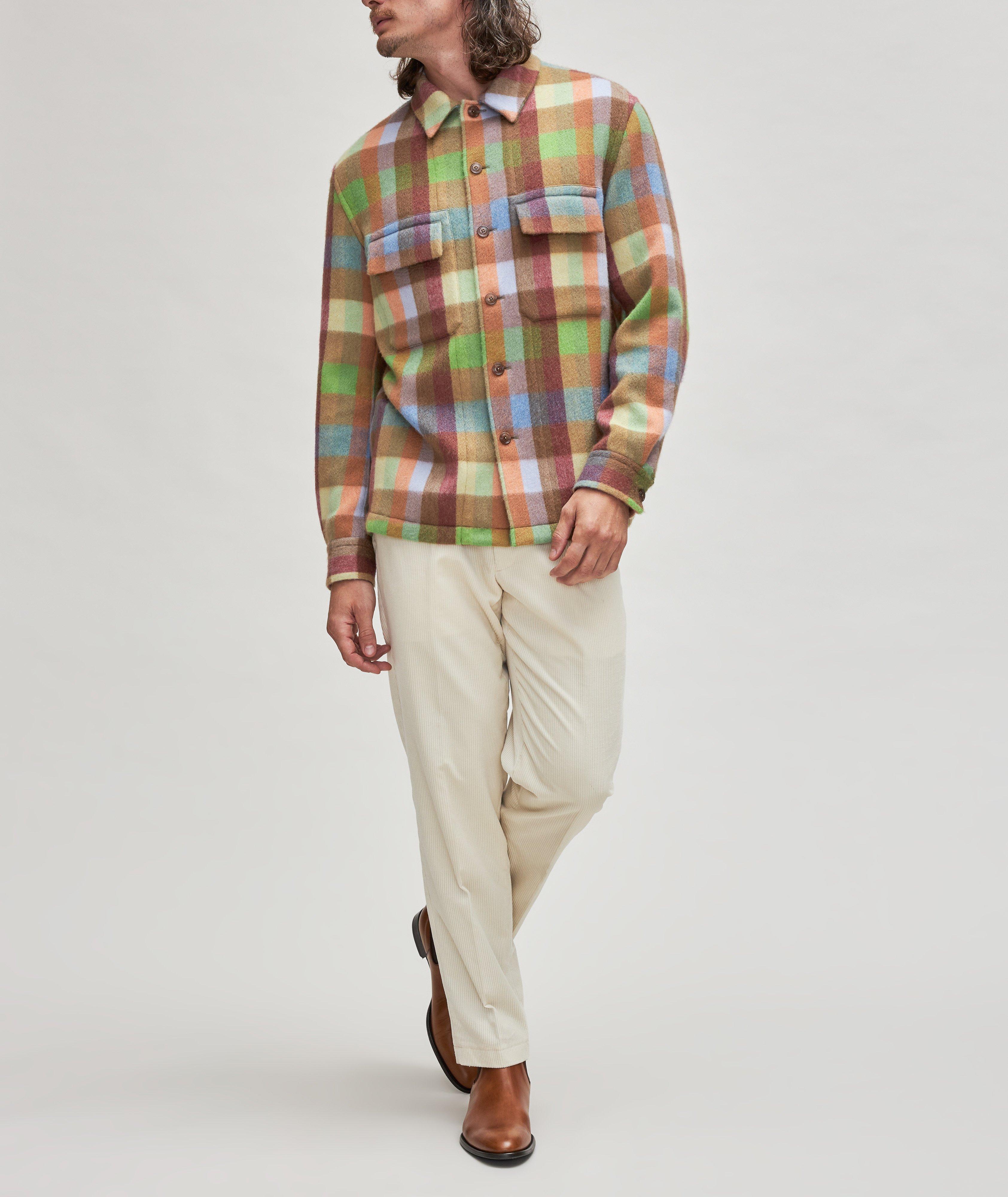Plaid Oasi Cashmere Overshirt image 3