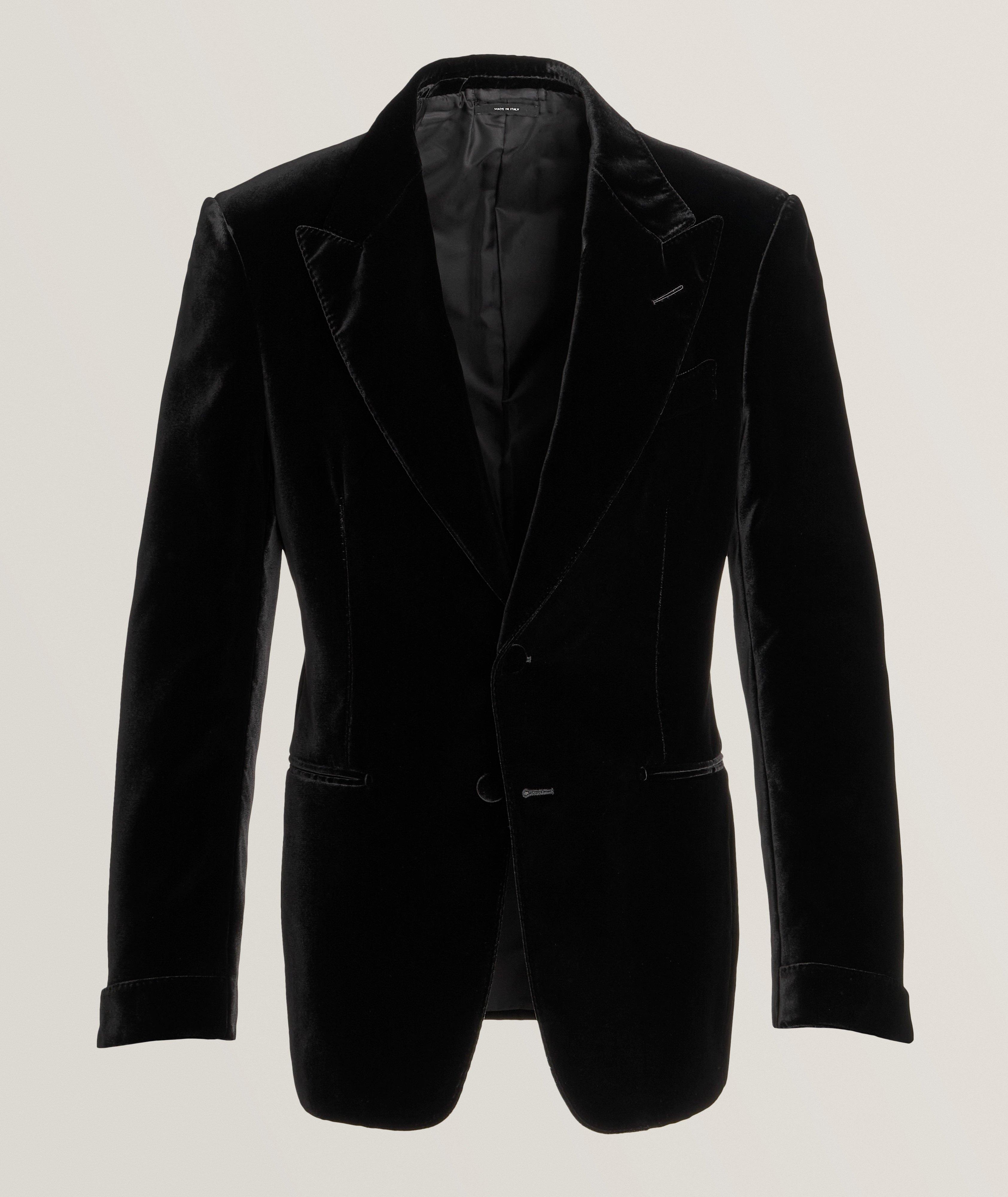 Tom Ford Veston De Soirée Shelton En Velours En Noir , Taille Homme 38