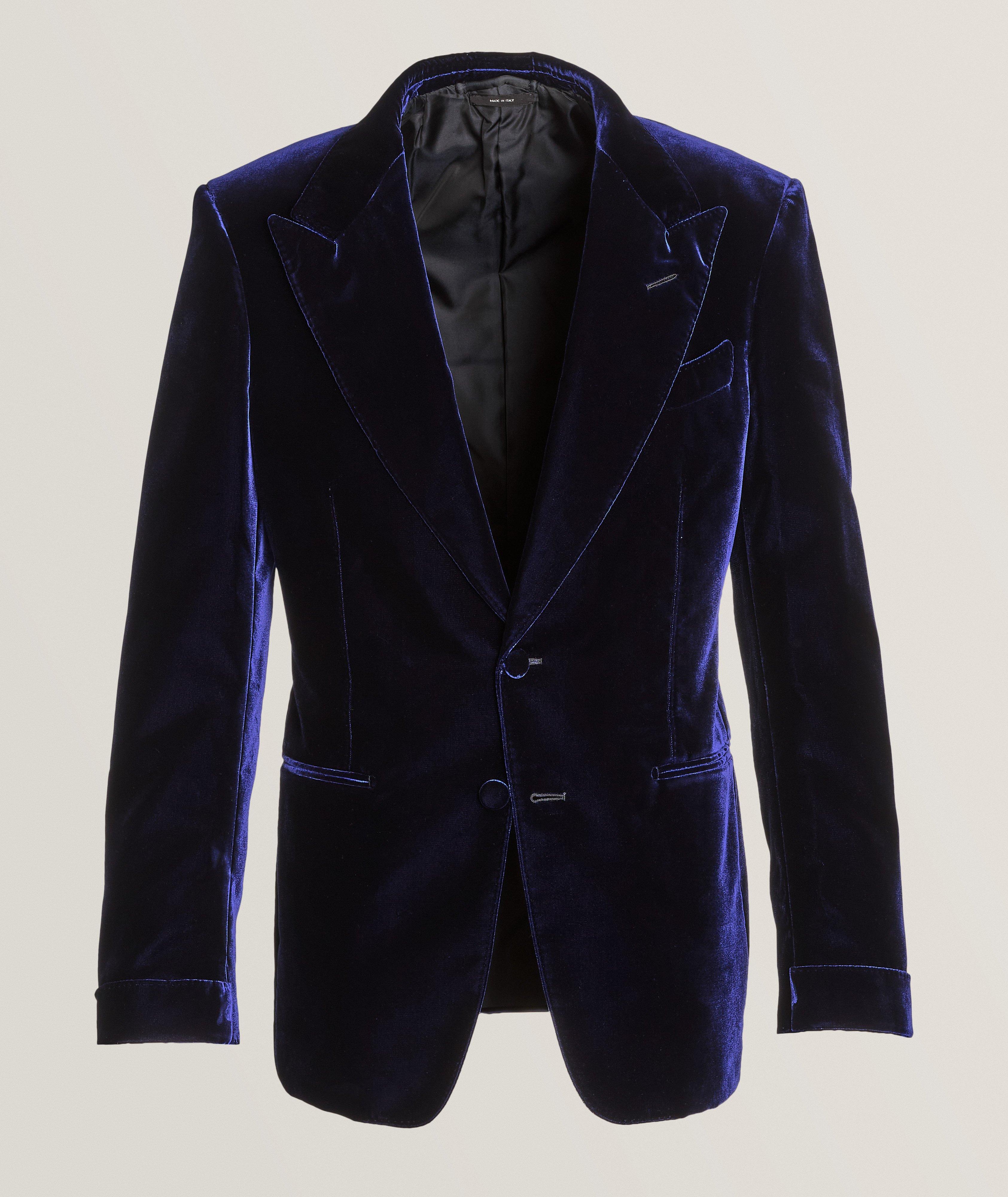 Tom Ford Veston De Soirée Shelton En Velours En Bleu , Taille Homme 44