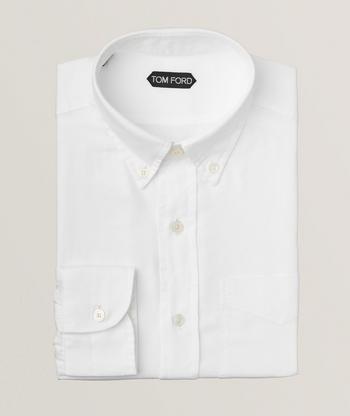 TOM FORD Slim-Fit French Cuff Tuxedo Shirt, Dress Shirts