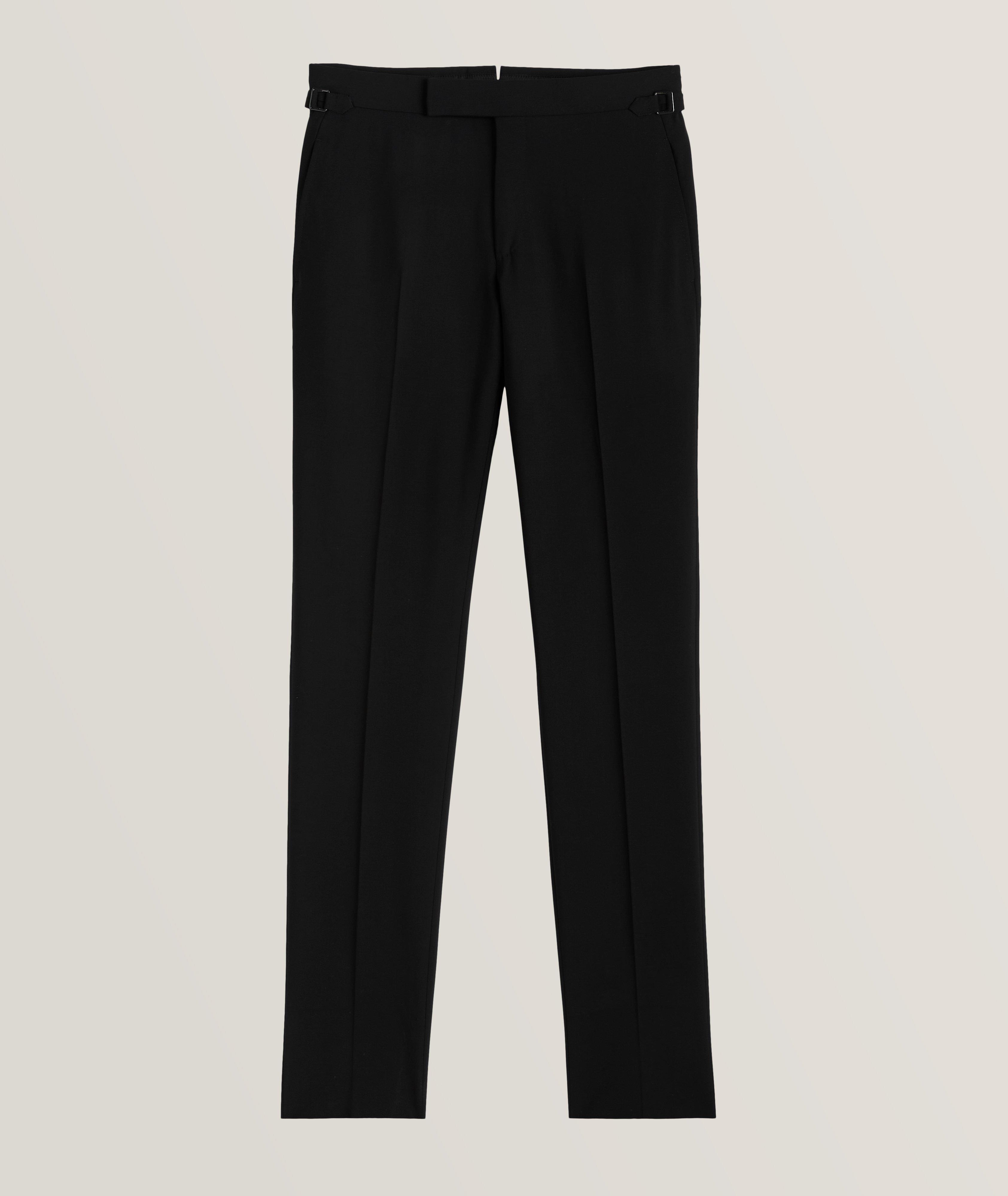 Tom Ford Pantalon Habillé O’Connor En Laine Extensible En Noir , Taille Homme 40