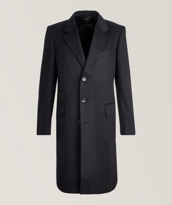 White cashmere coat on sale mens